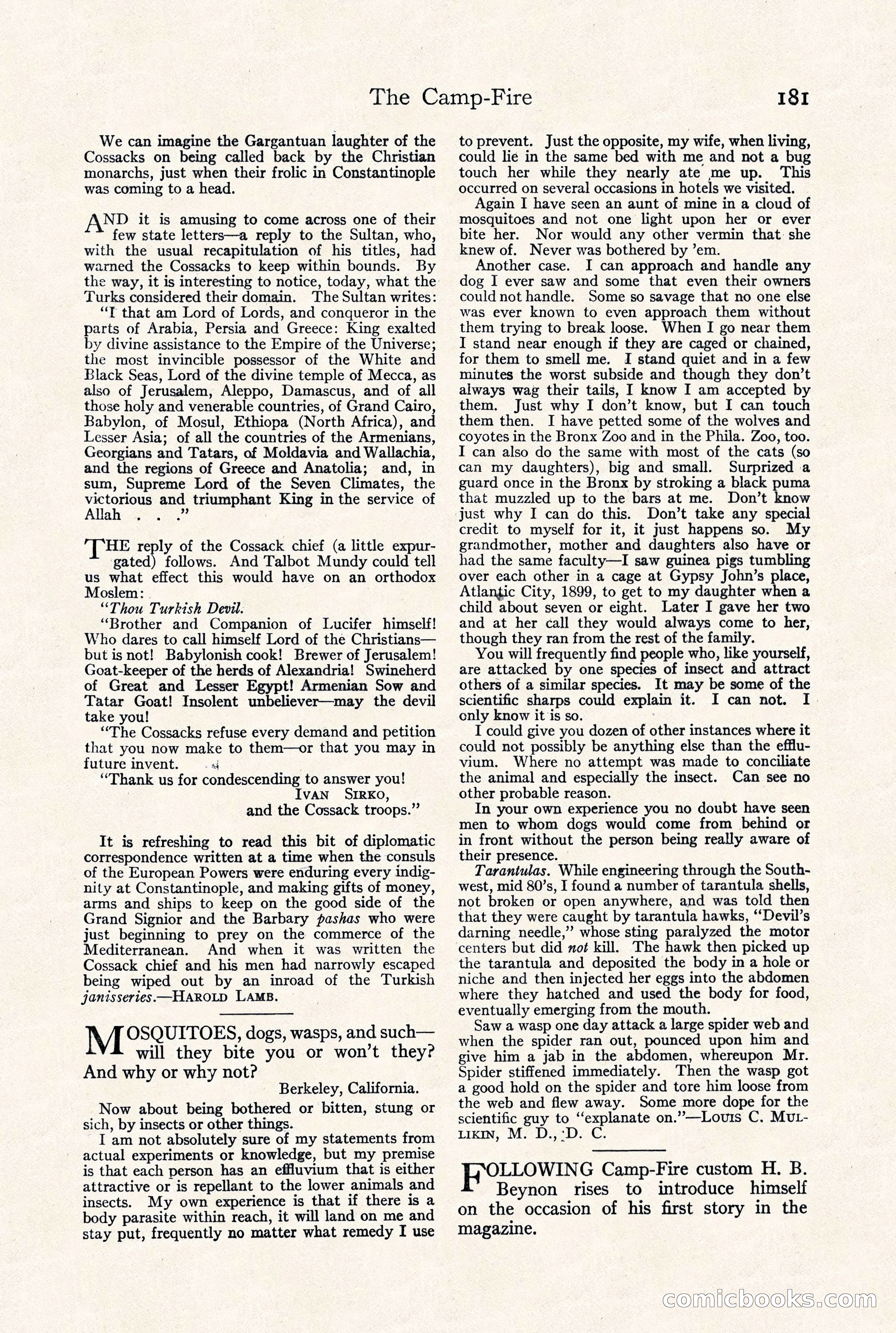 Adventure Magazine, September 30, 1923 — page 187 of 200