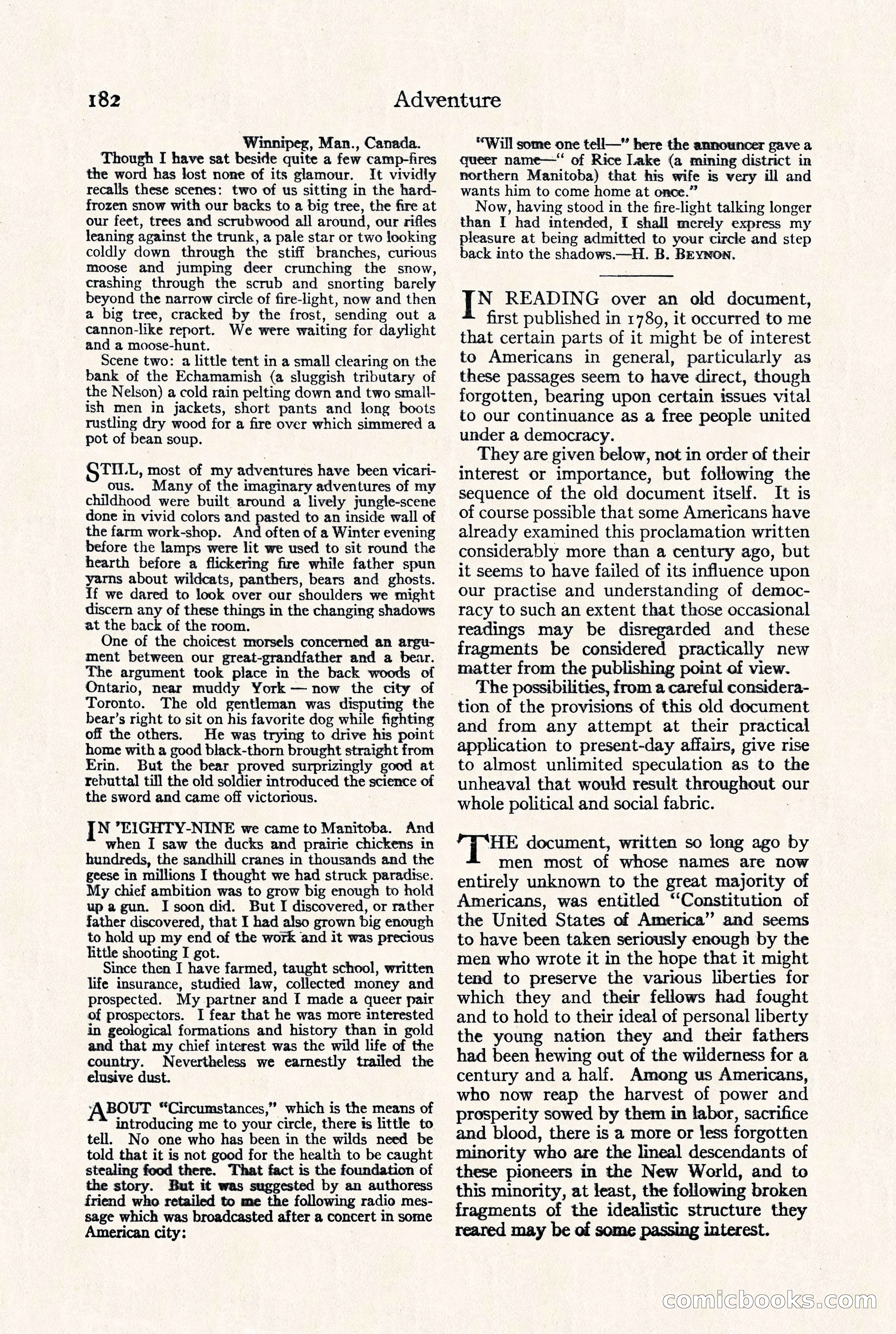 Adventure Magazine, September 30, 1923 — page 188 of 200