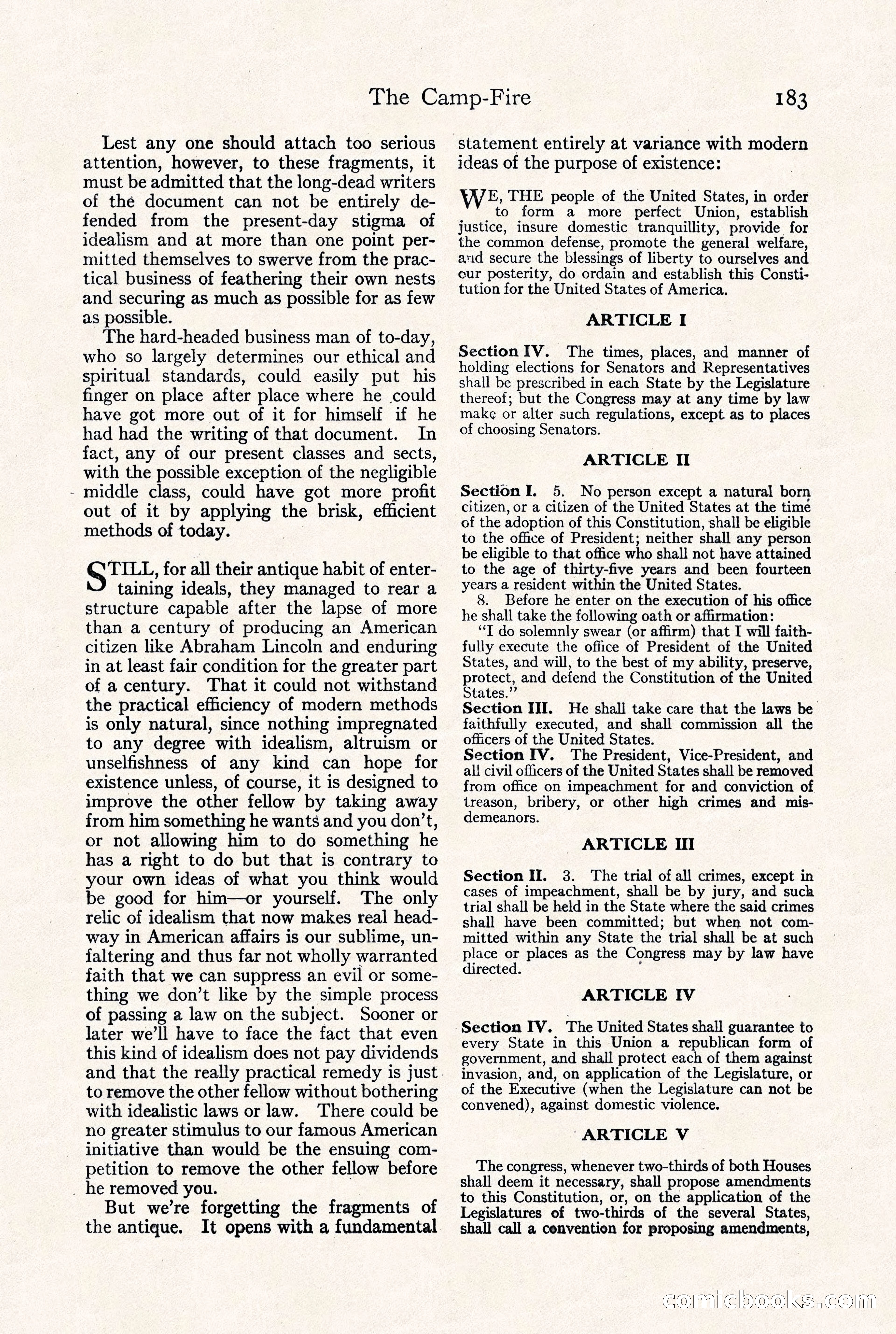 Adventure Magazine, September 30, 1923 — page 189 of 200