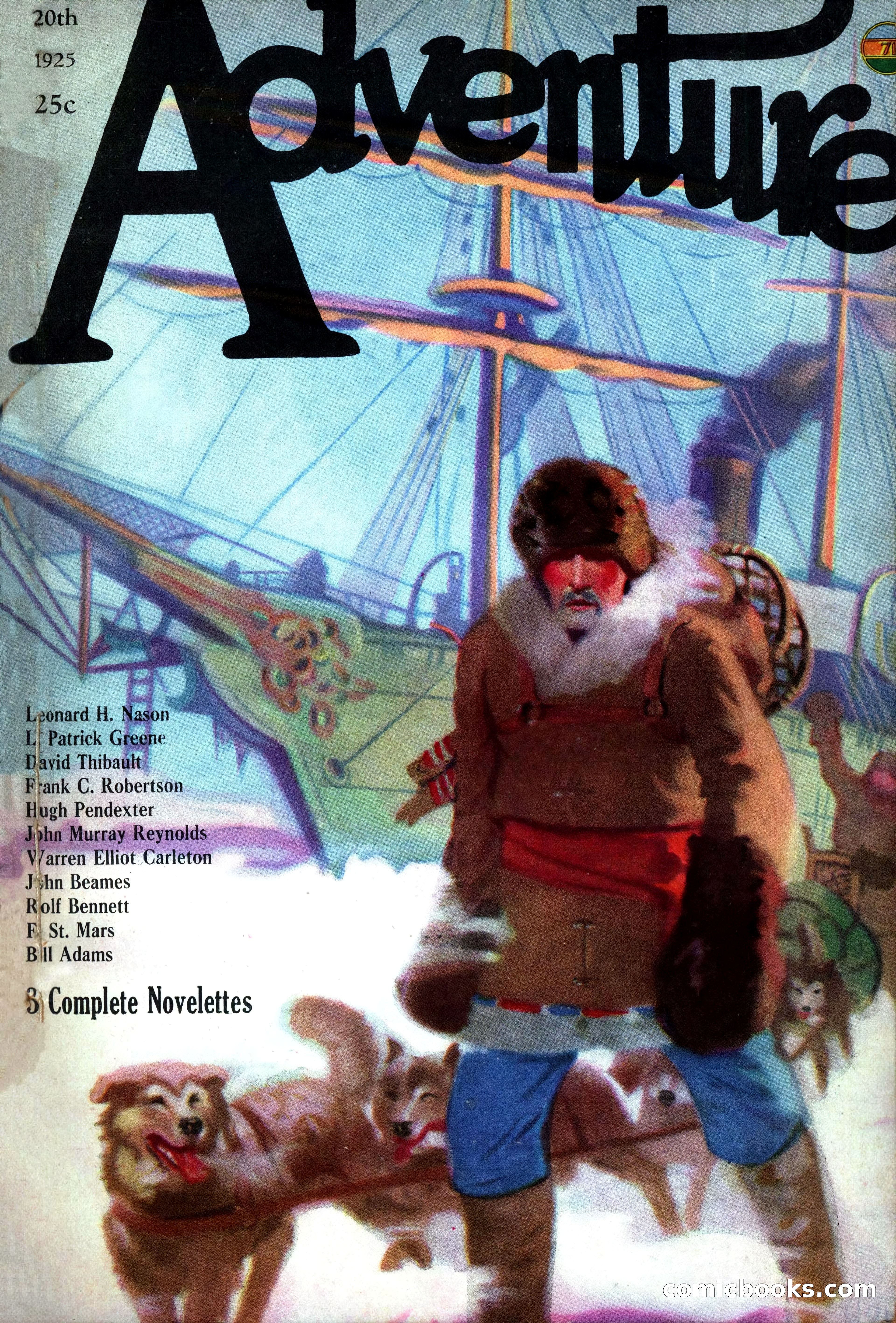 Adventure Magazine Cover, June 20, 1925 — page 1 of 212