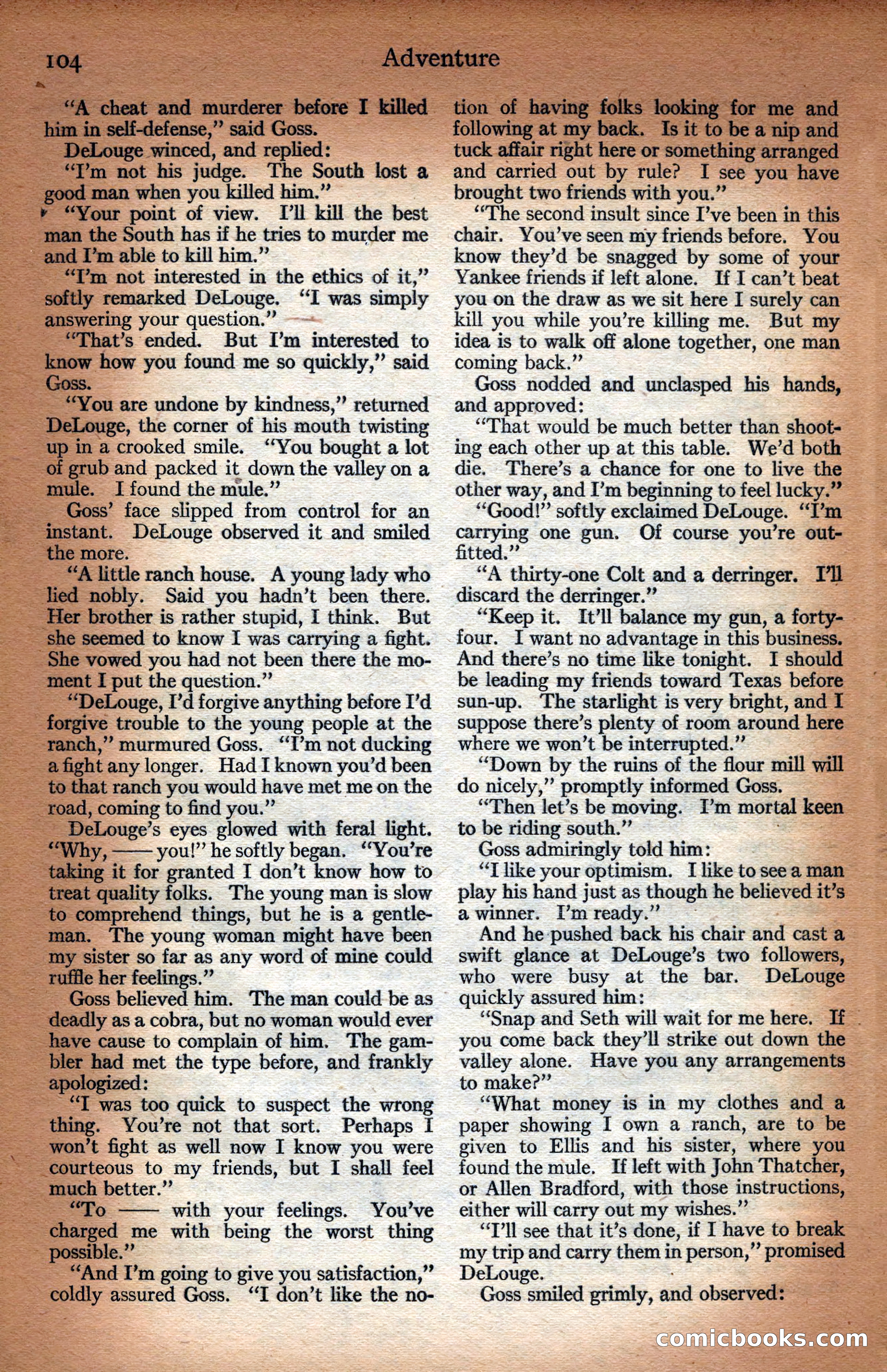 Adventure Magazine Cover — page 114 of 204