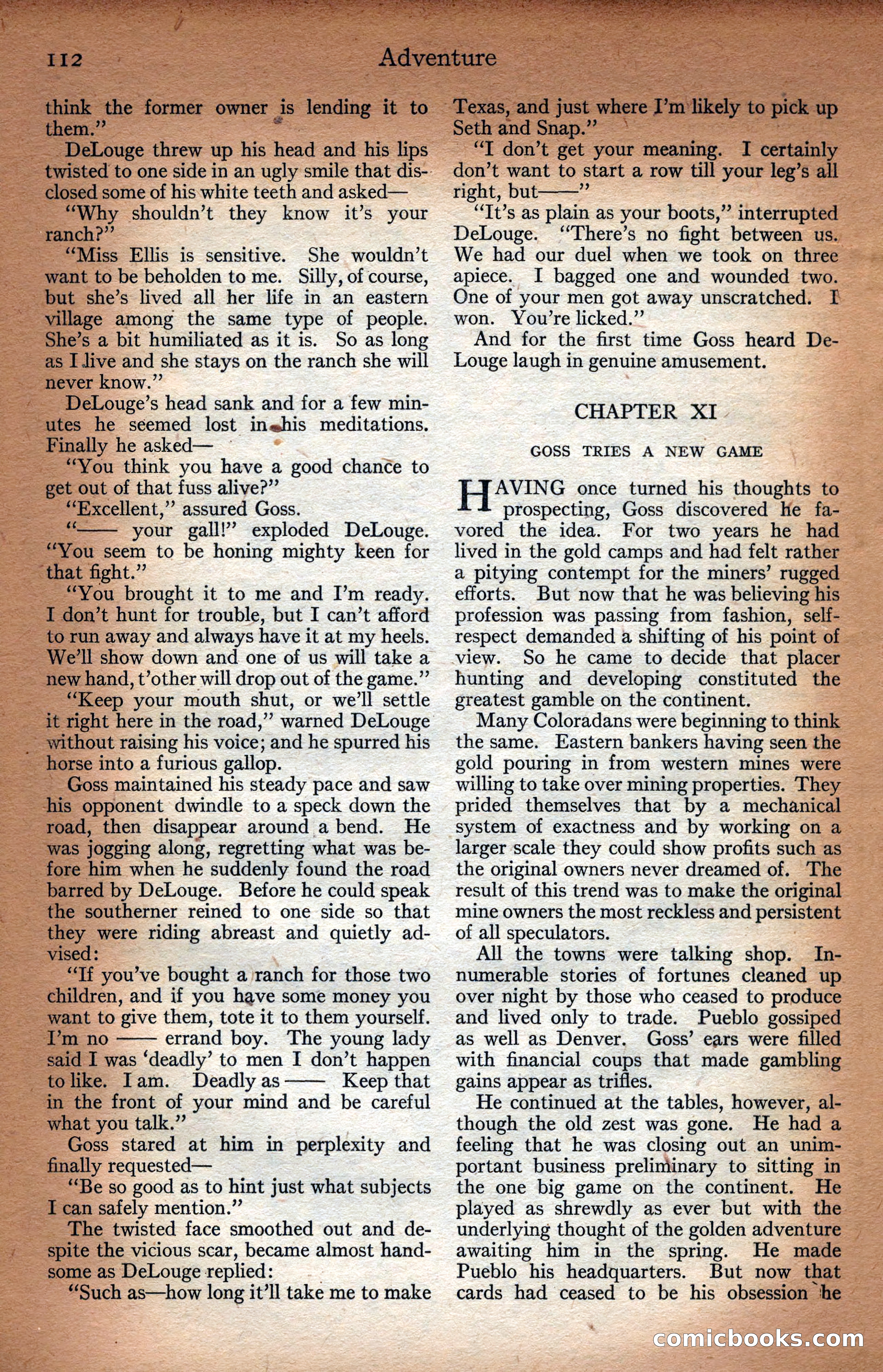 Adventure Magazine Cover — page 122 of 204