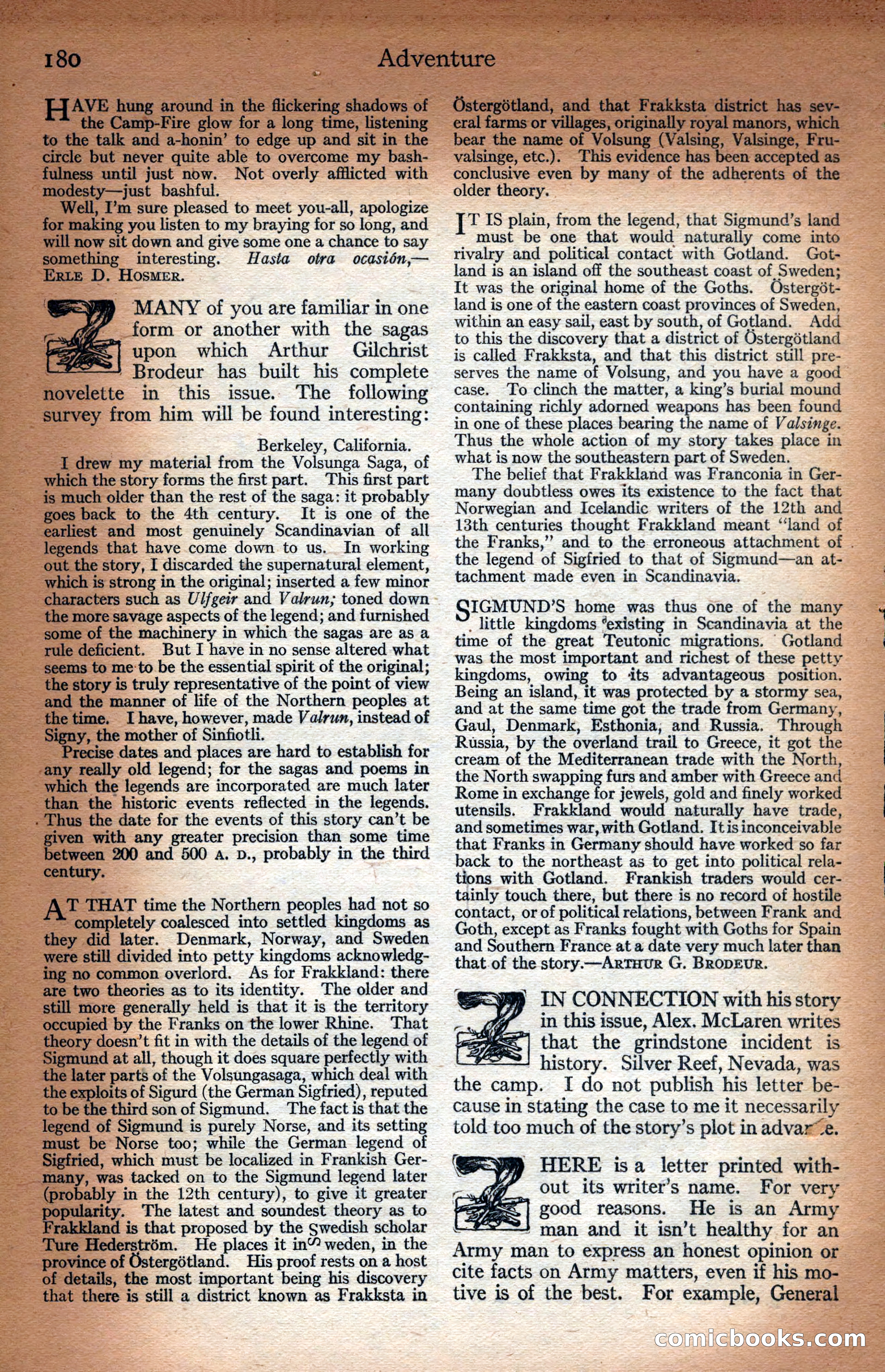 Adventure Magazine Cover — page 190 of 204