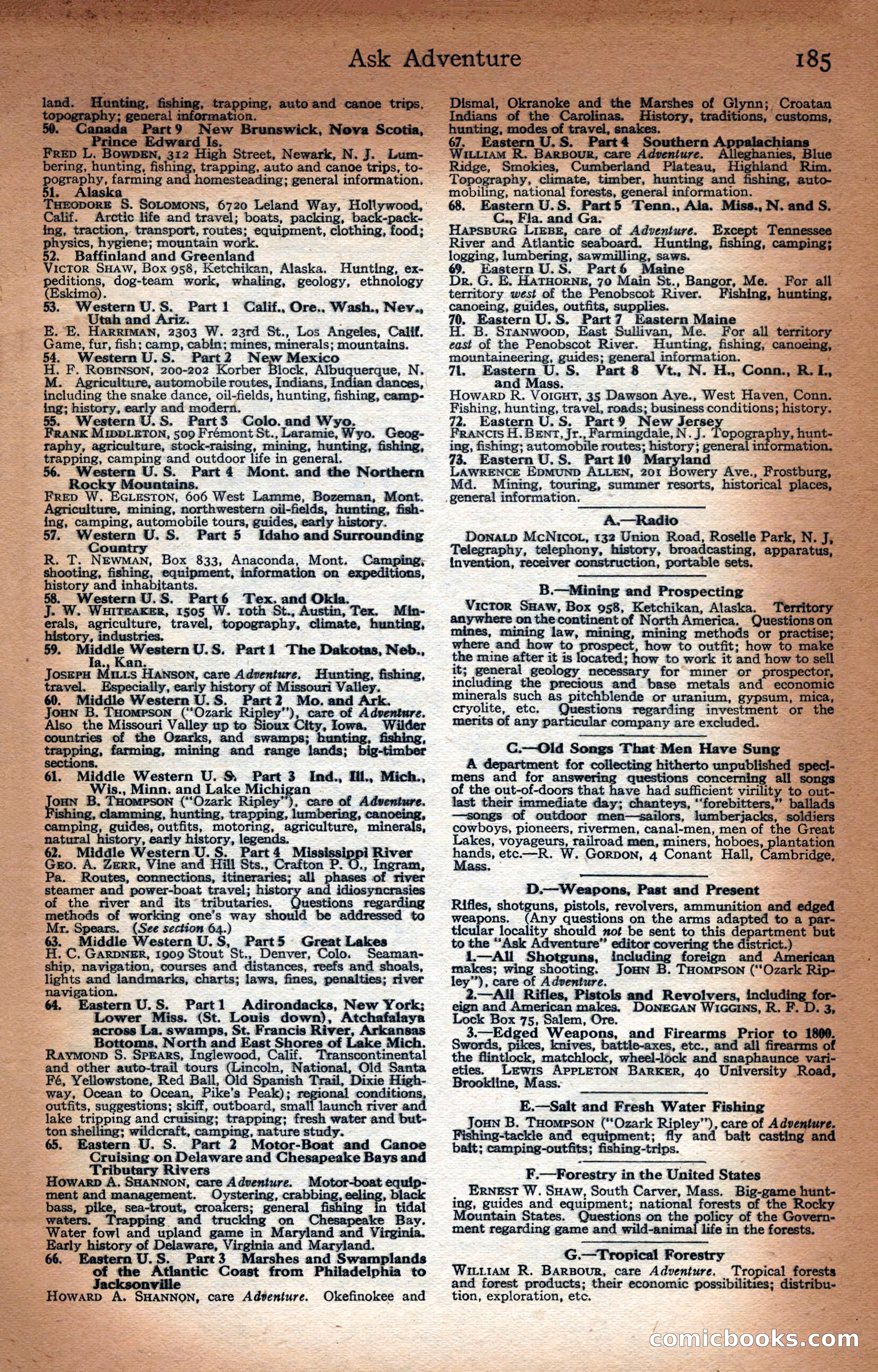 Adventure Magazine Cover — page 195 of 204