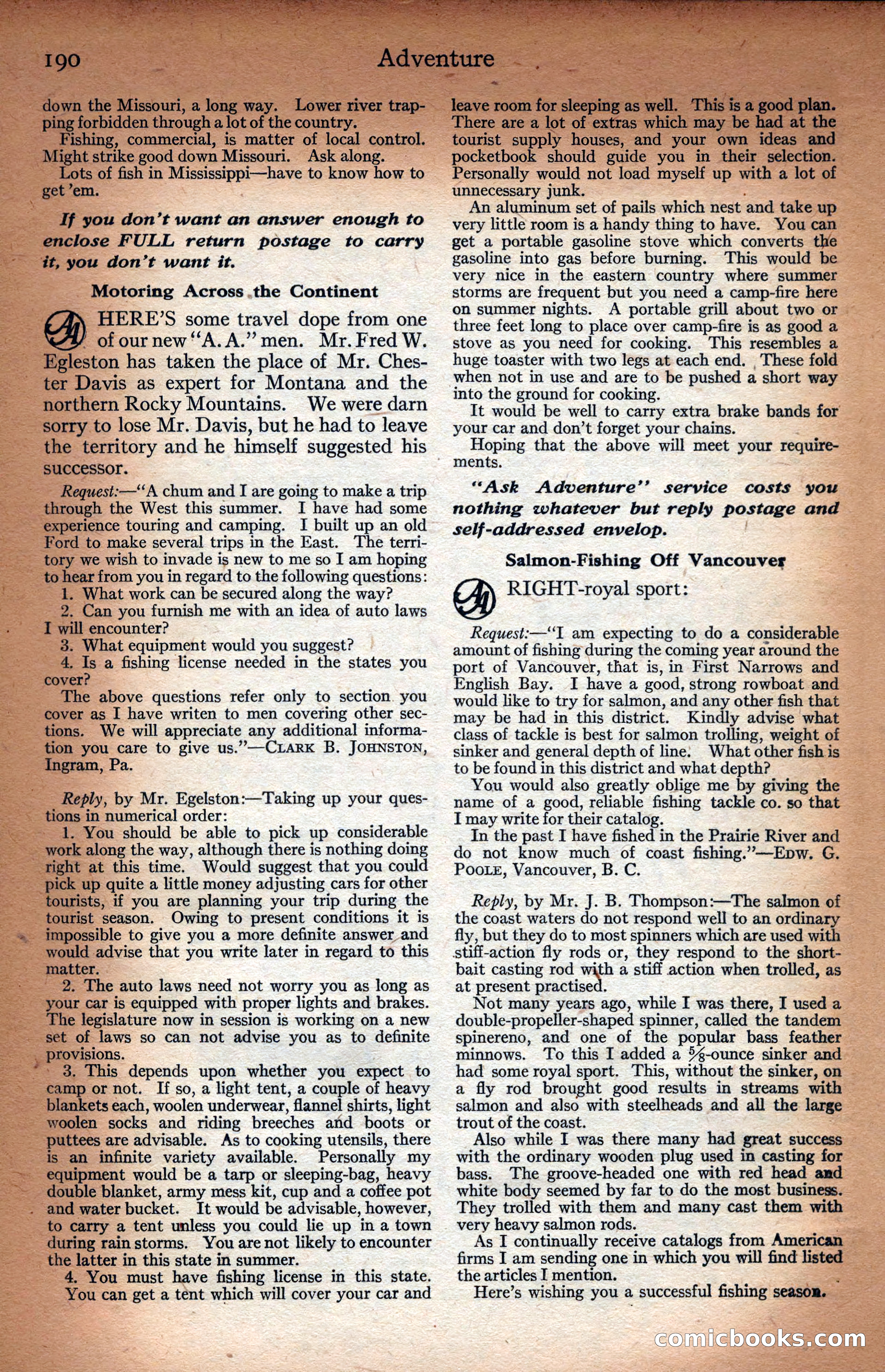 Adventure Magazine Cover — page 200 of 204