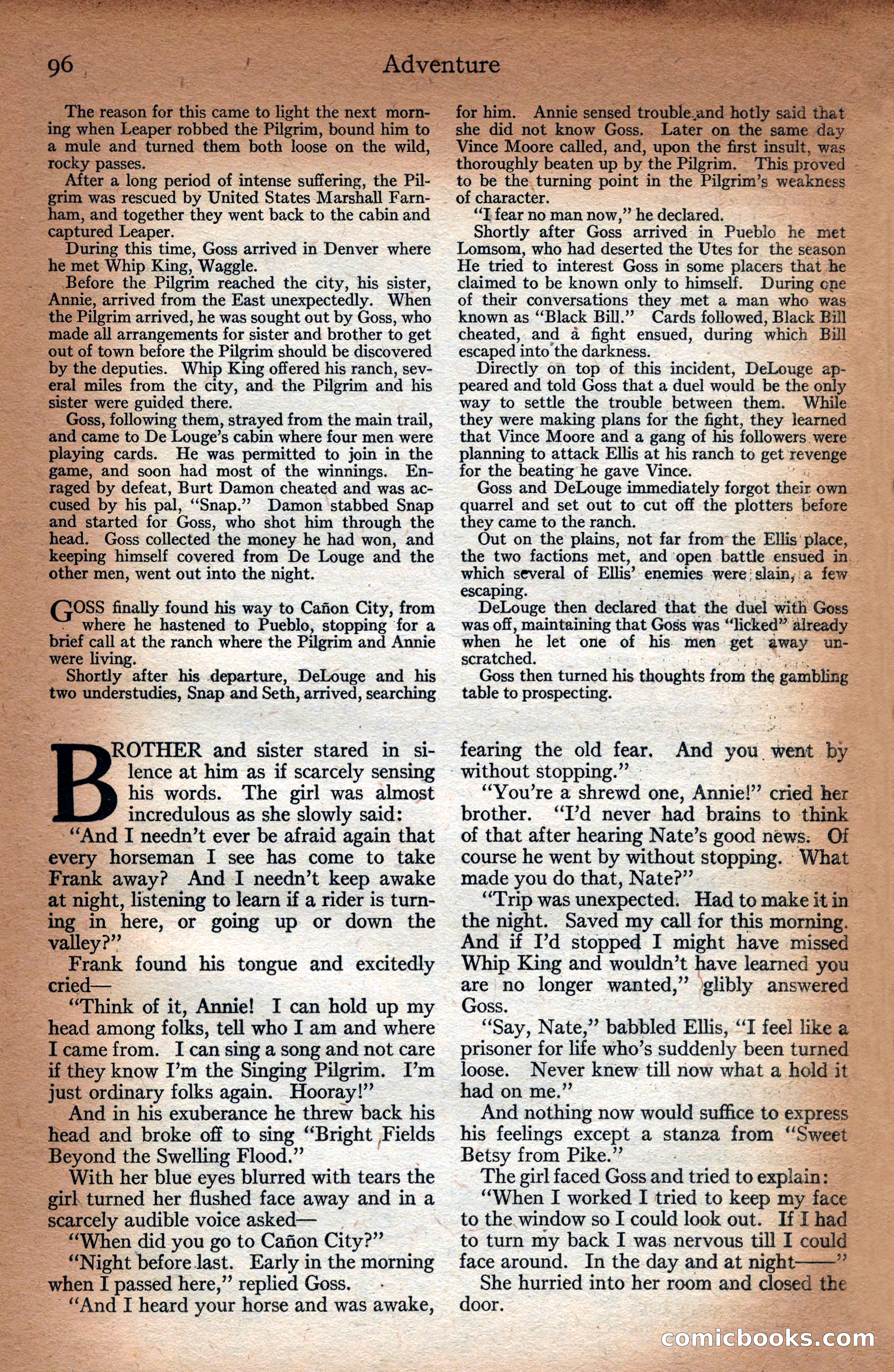 Adventure Magazine Cover — page 98 of 196