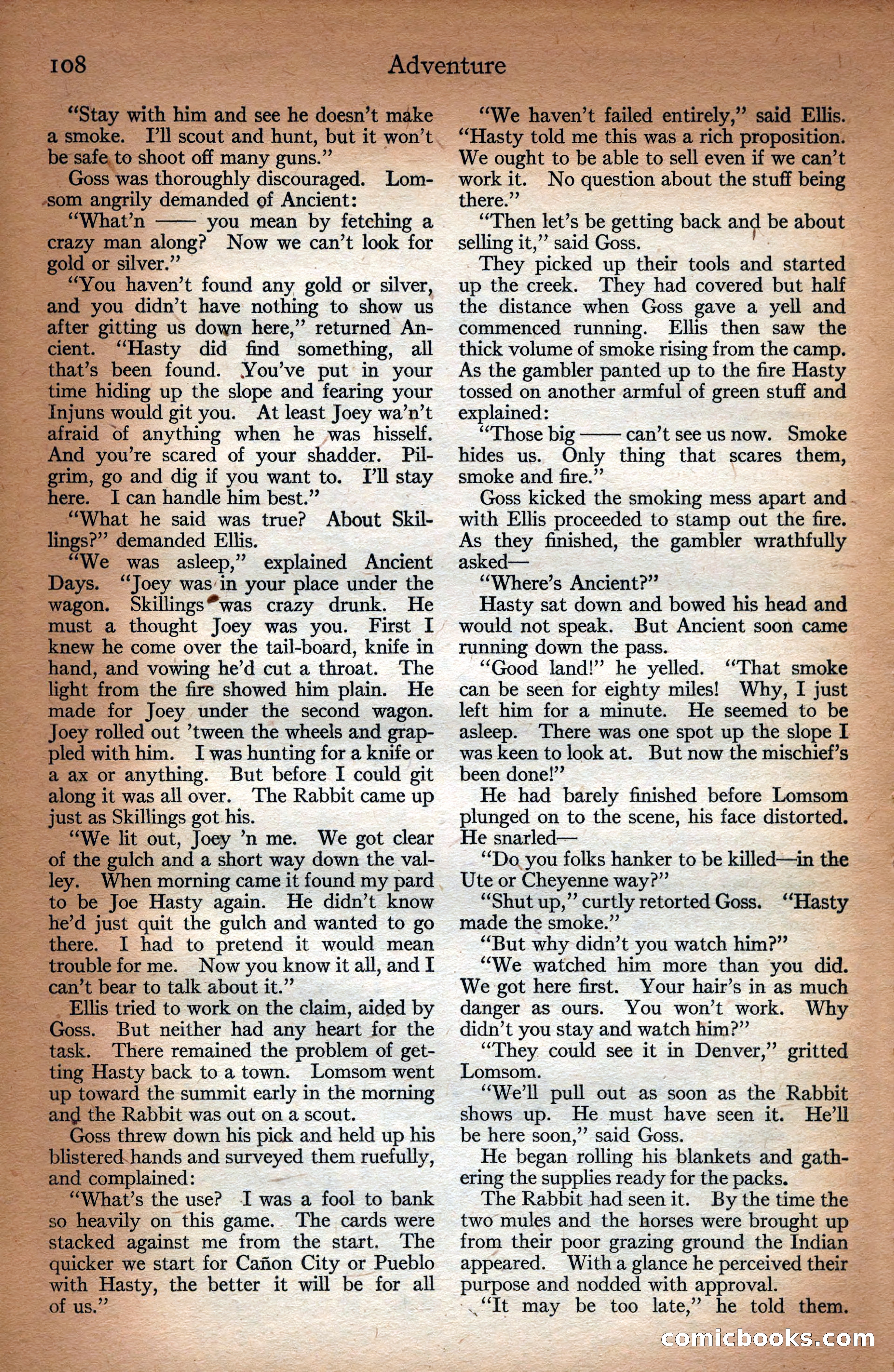 Adventure Magazine Cover — page 110 of 196