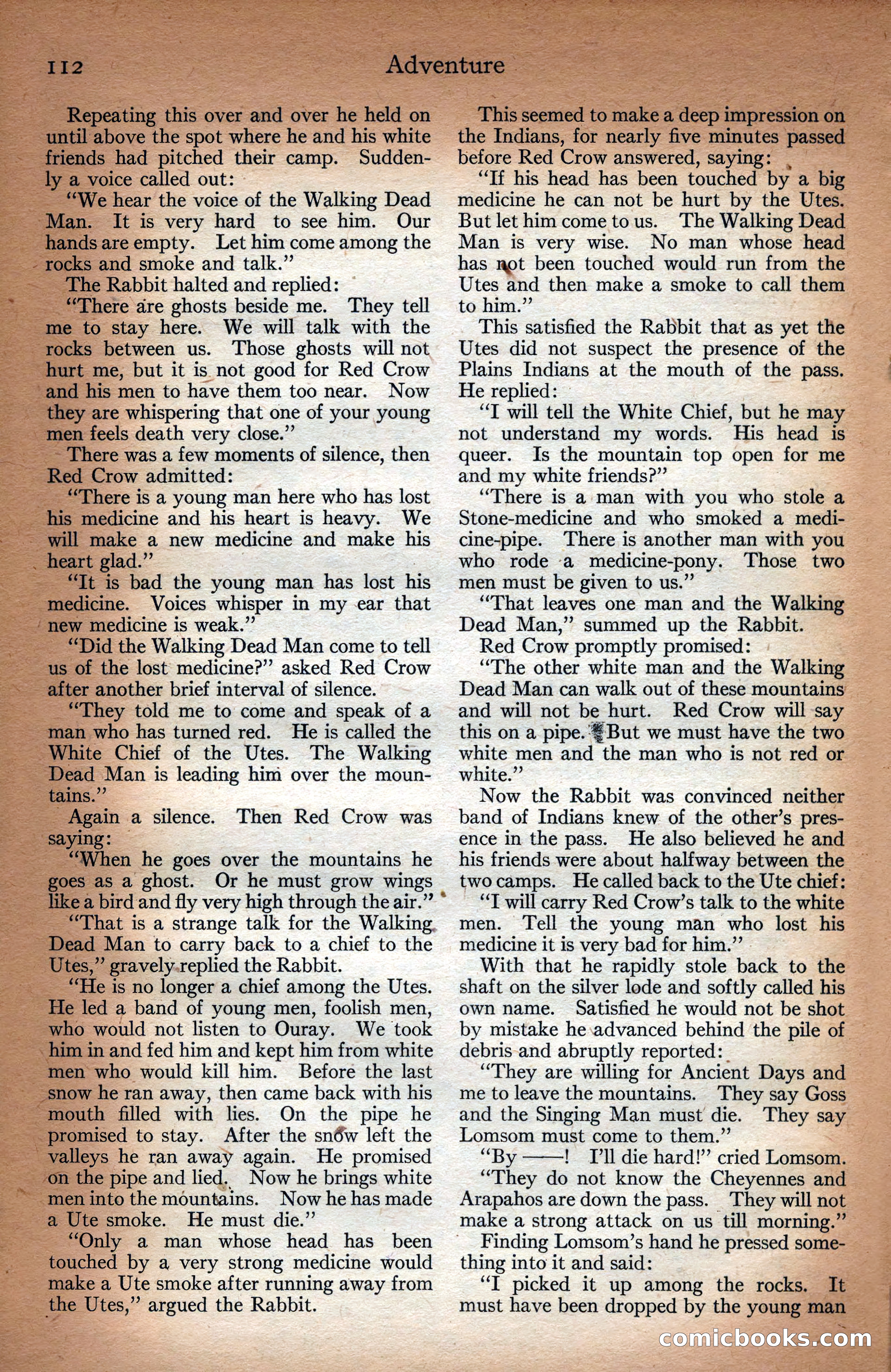 Adventure Magazine Cover — page 114 of 196