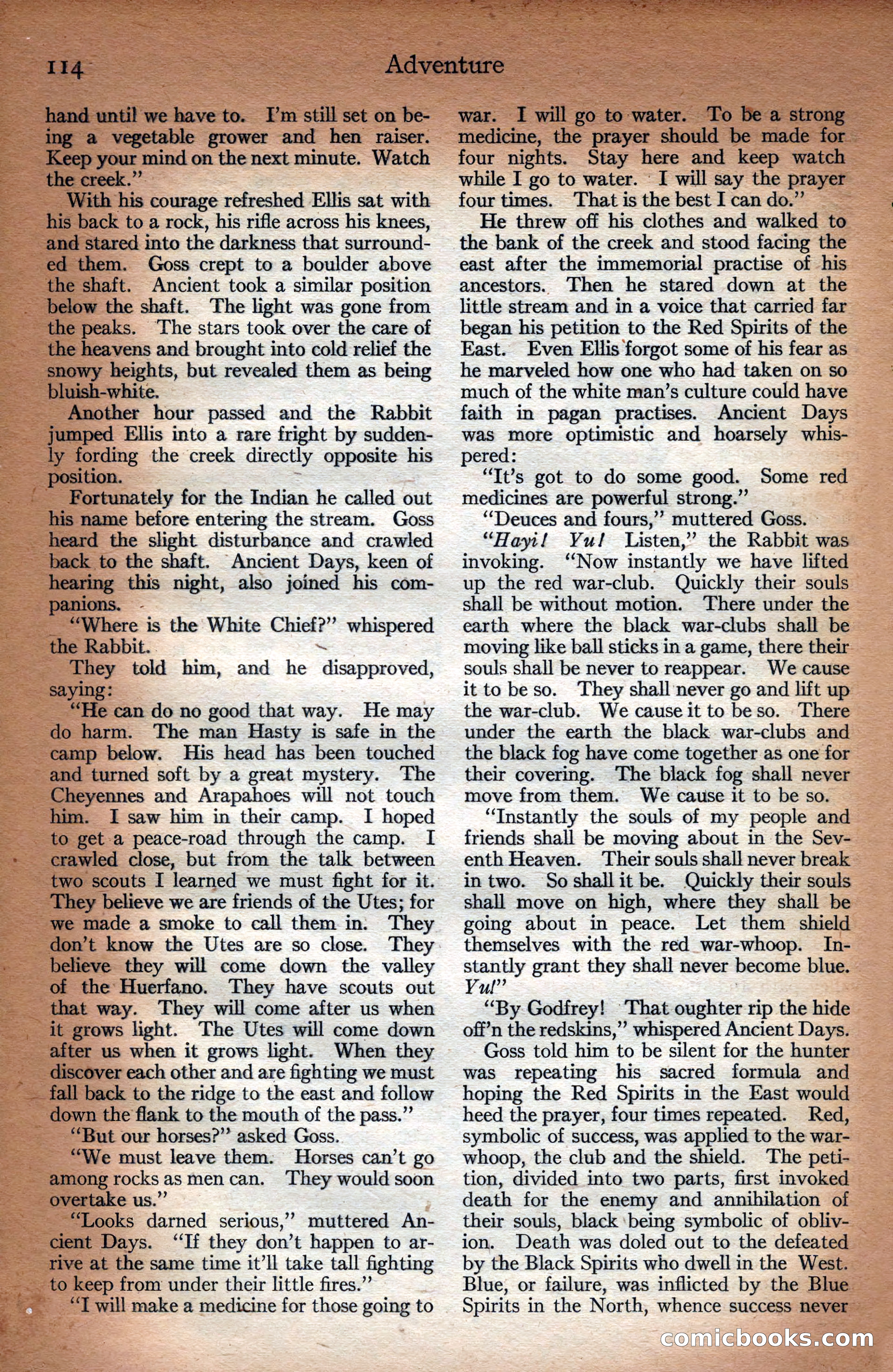 Adventure Magazine Cover — page 116 of 196
