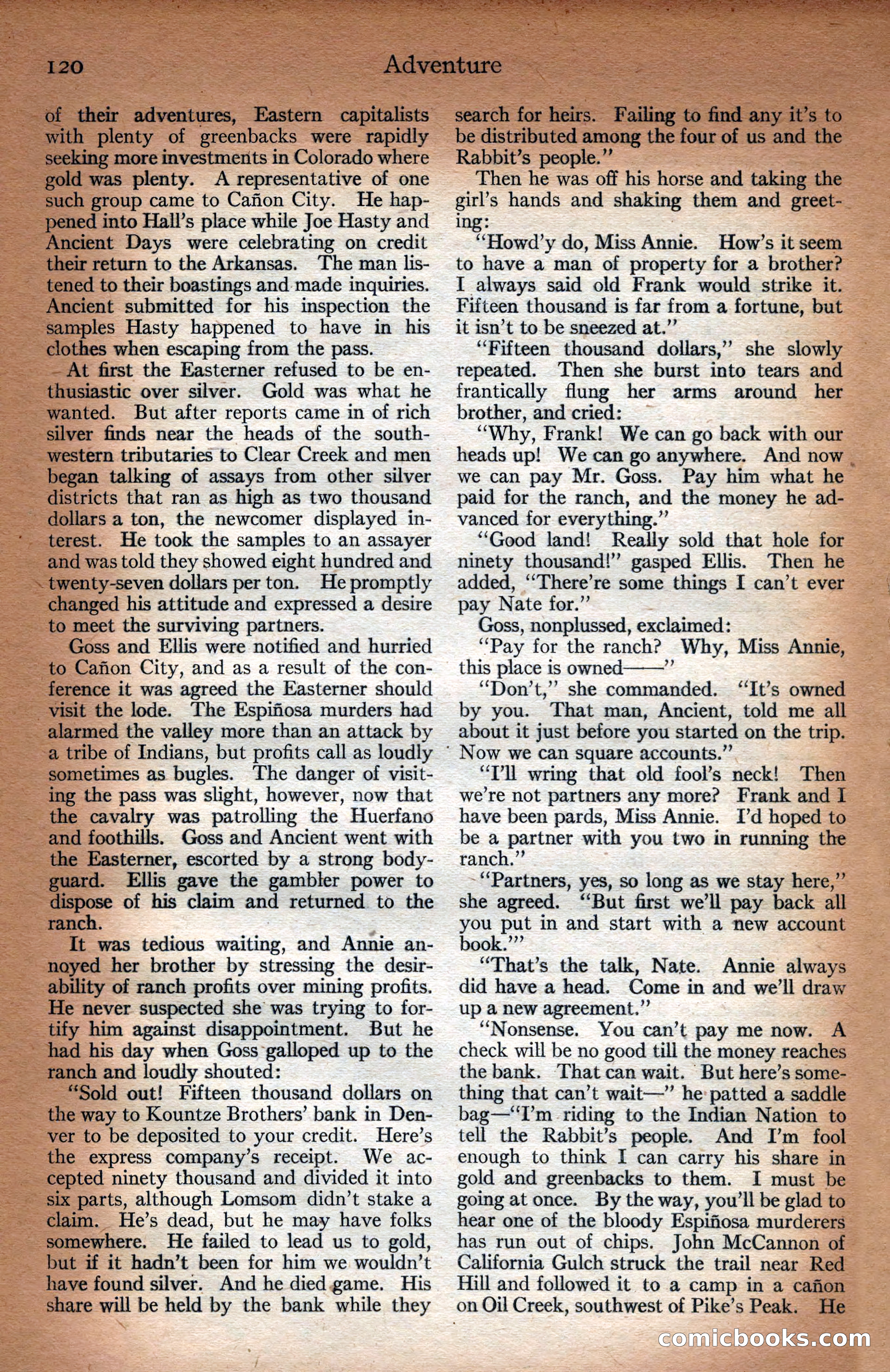 Adventure Magazine Cover — page 122 of 196