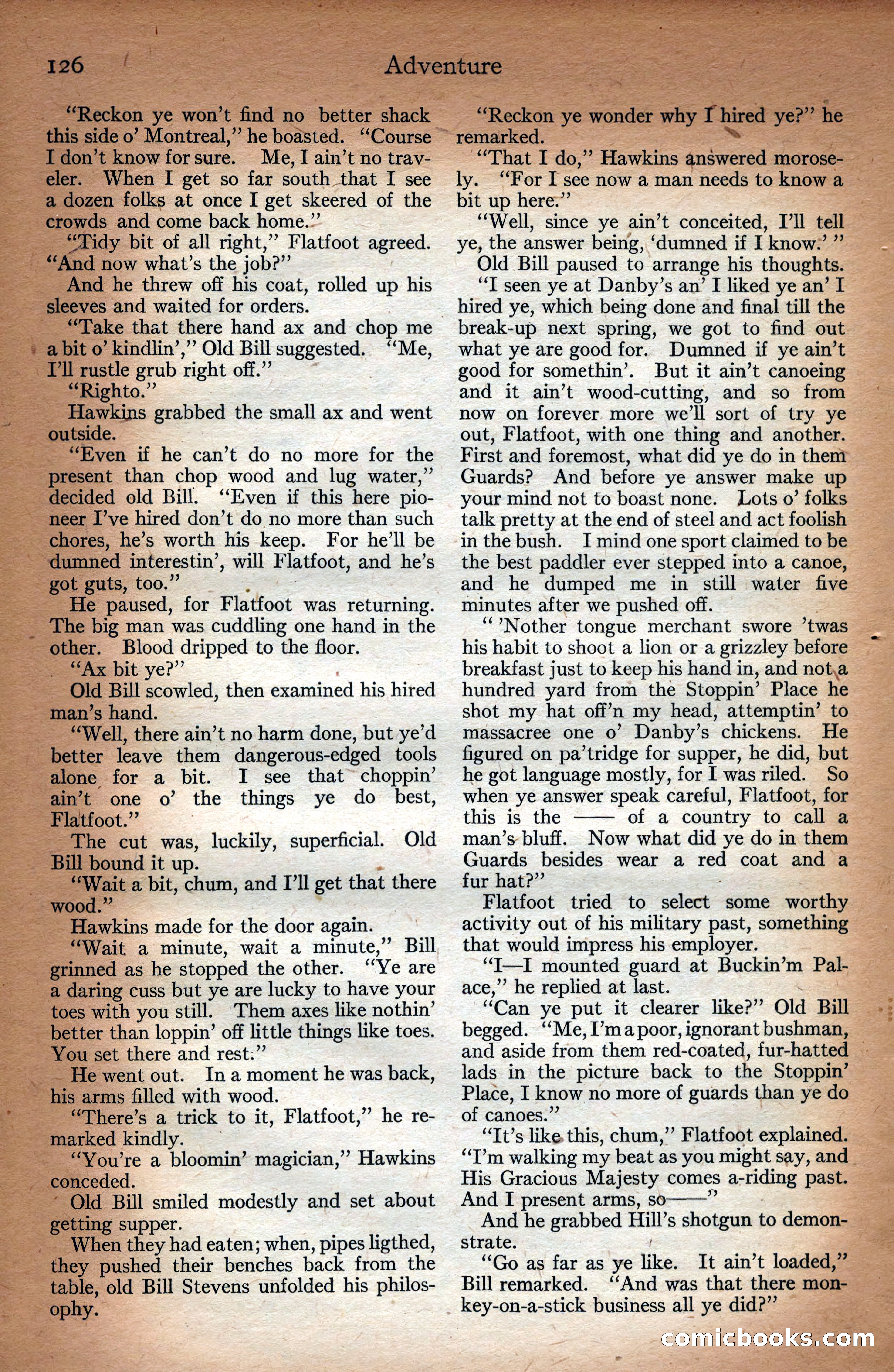 Adventure Magazine Cover — page 128 of 196