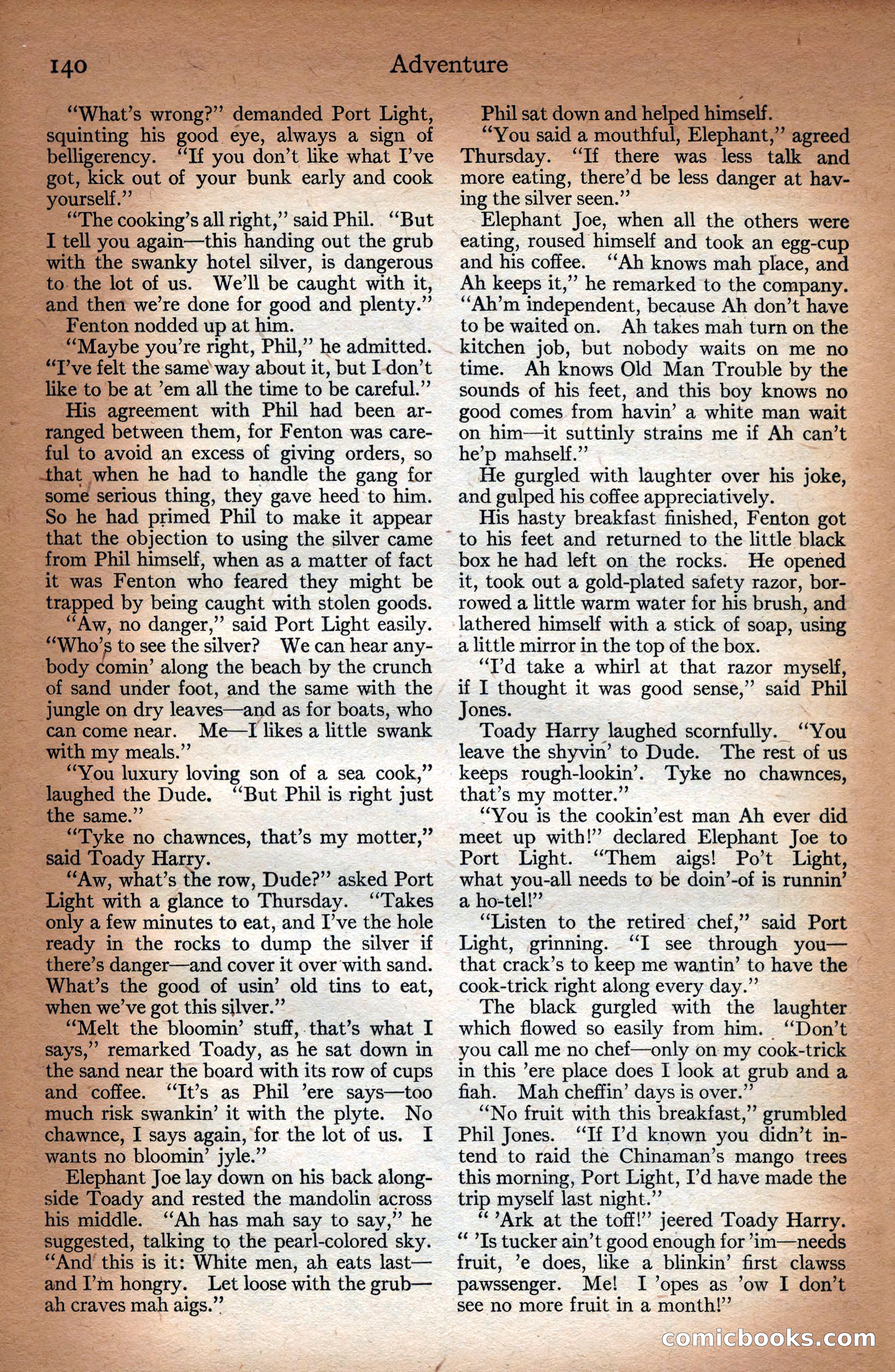 Adventure Magazine Cover — page 142 of 196