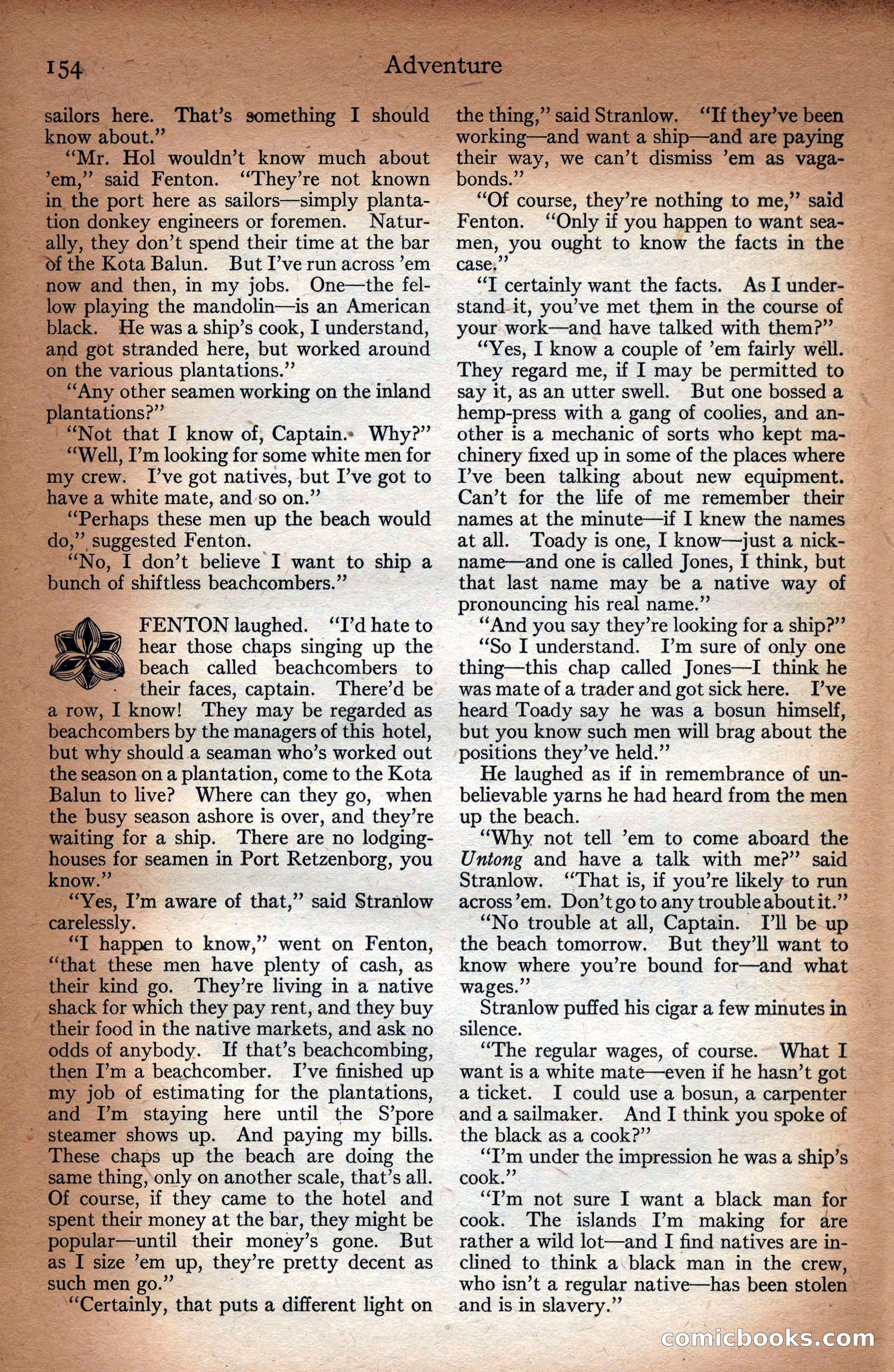 Adventure Magazine Cover — page 156 of 196