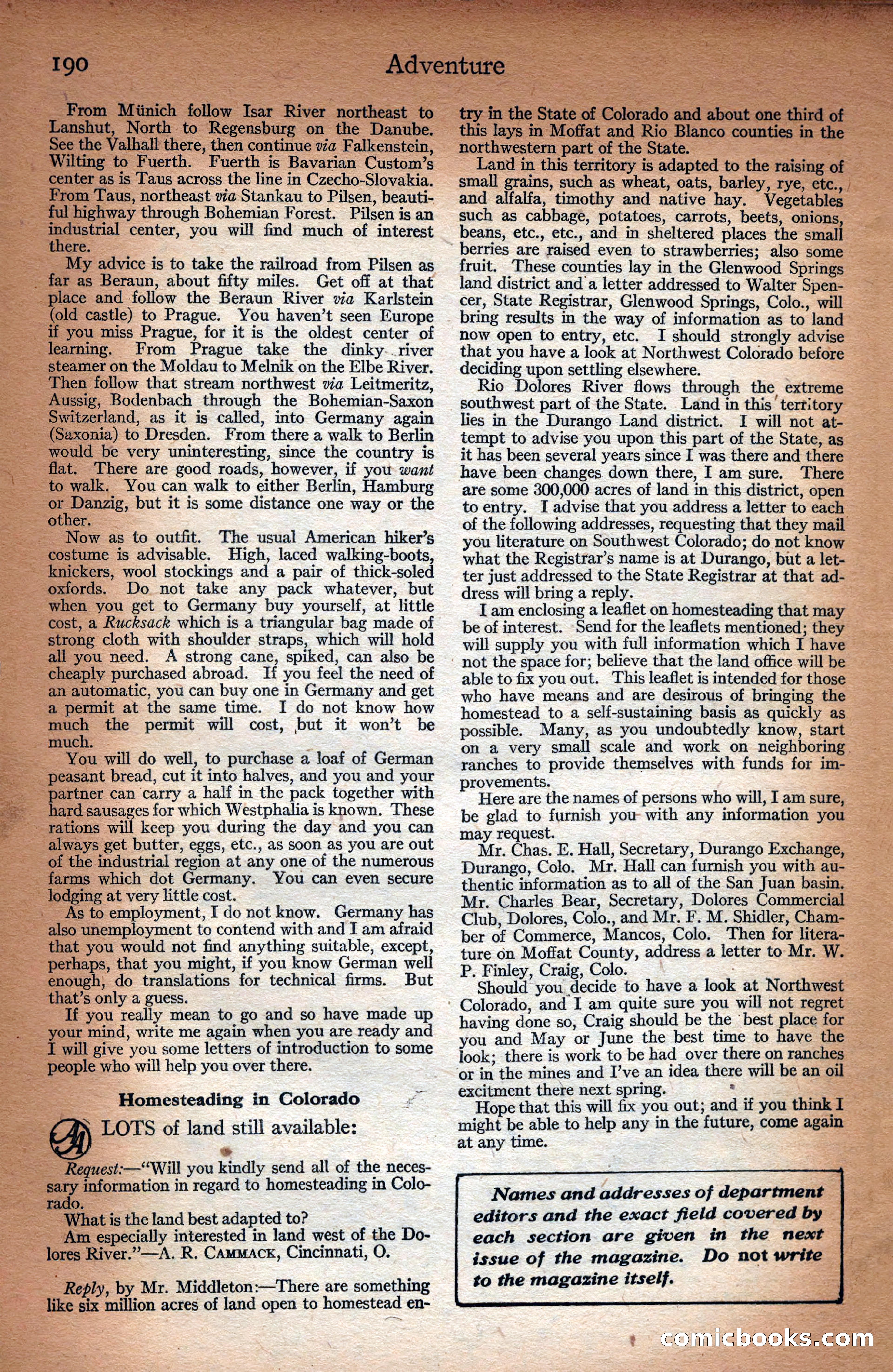 Adventure Magazine Cover — page 192 of 196