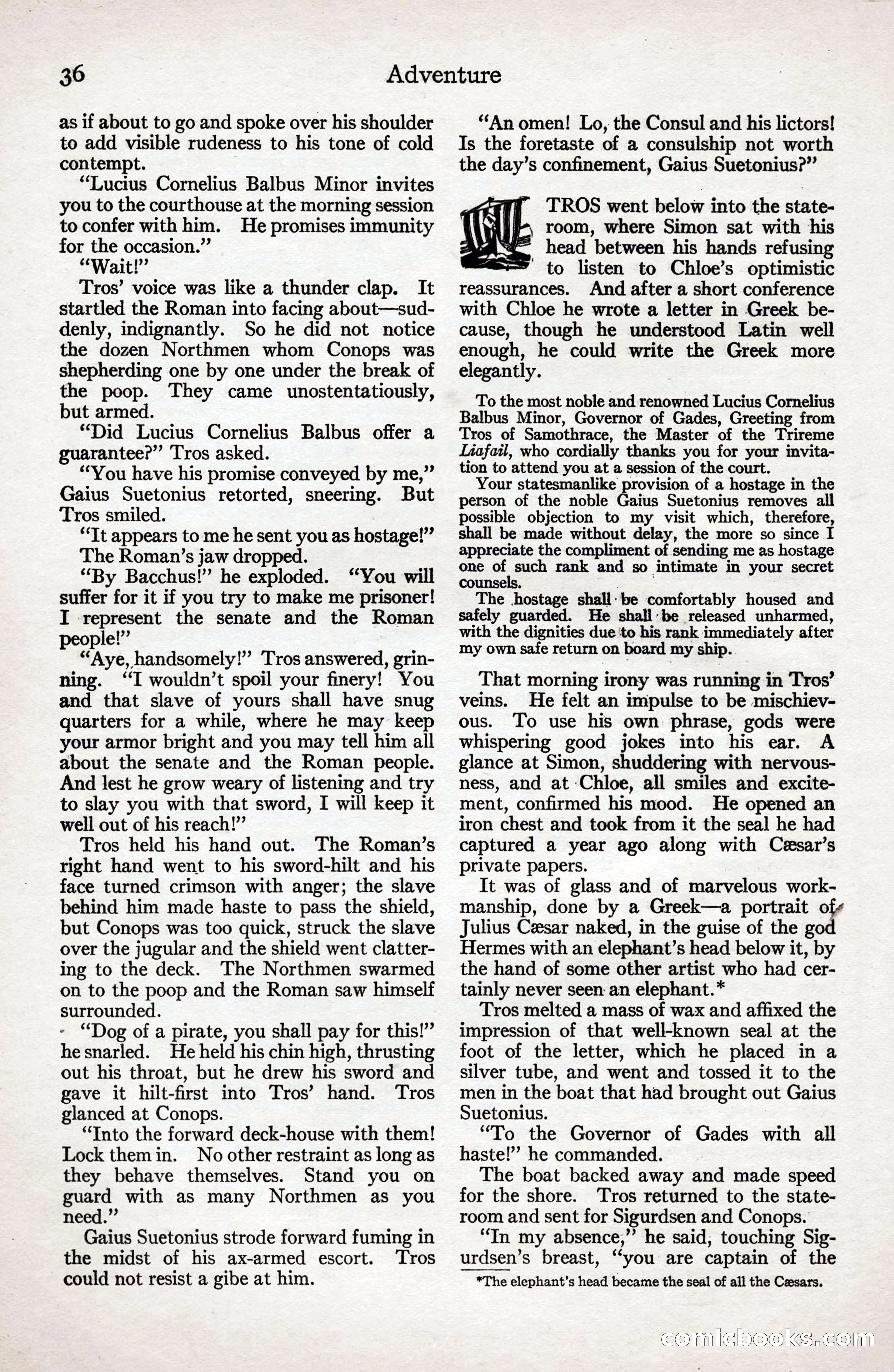 Adventure Magazine Cover — page 38 of 196