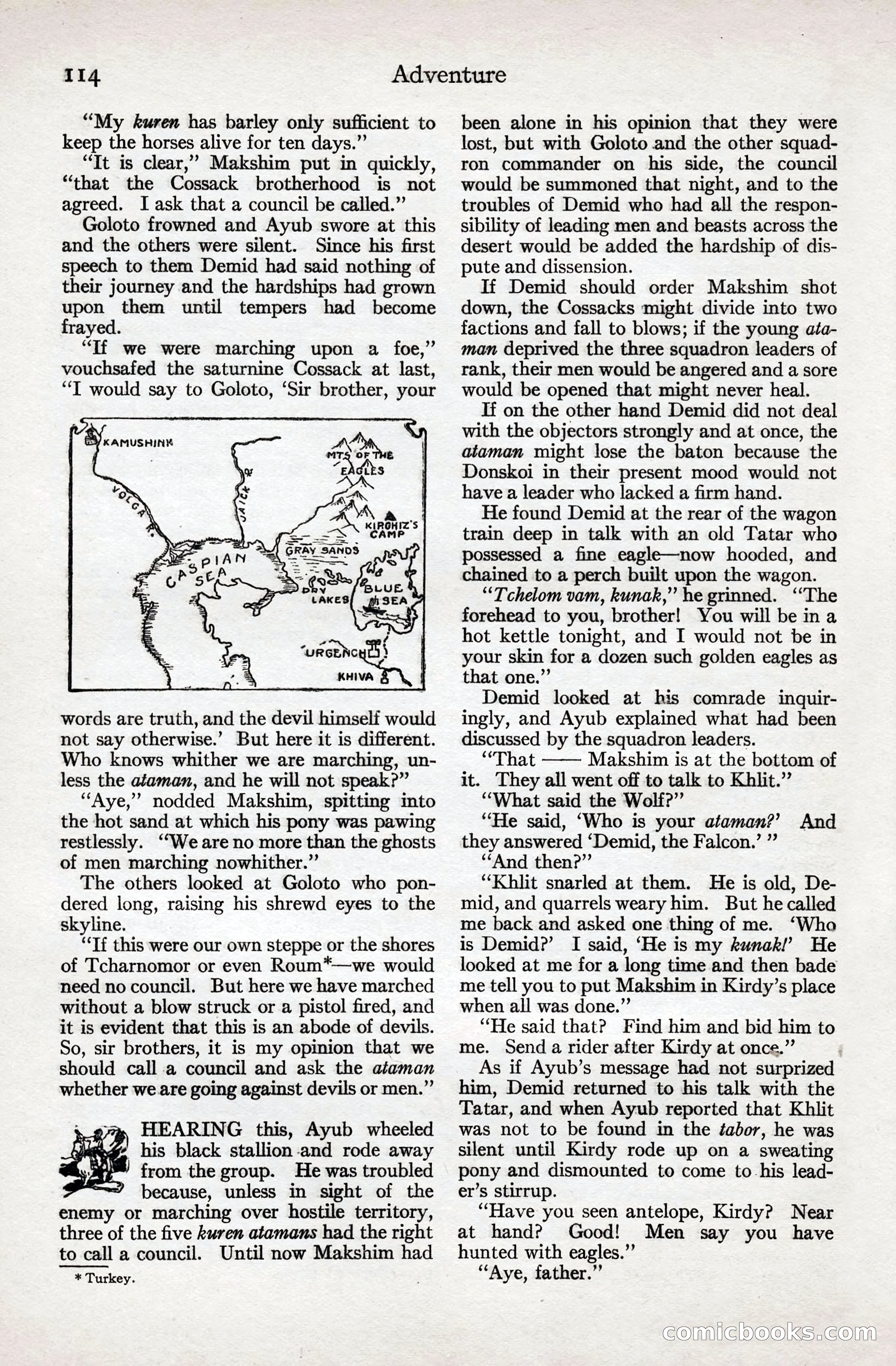 Adventure Magazine Cover — page 116 of 196