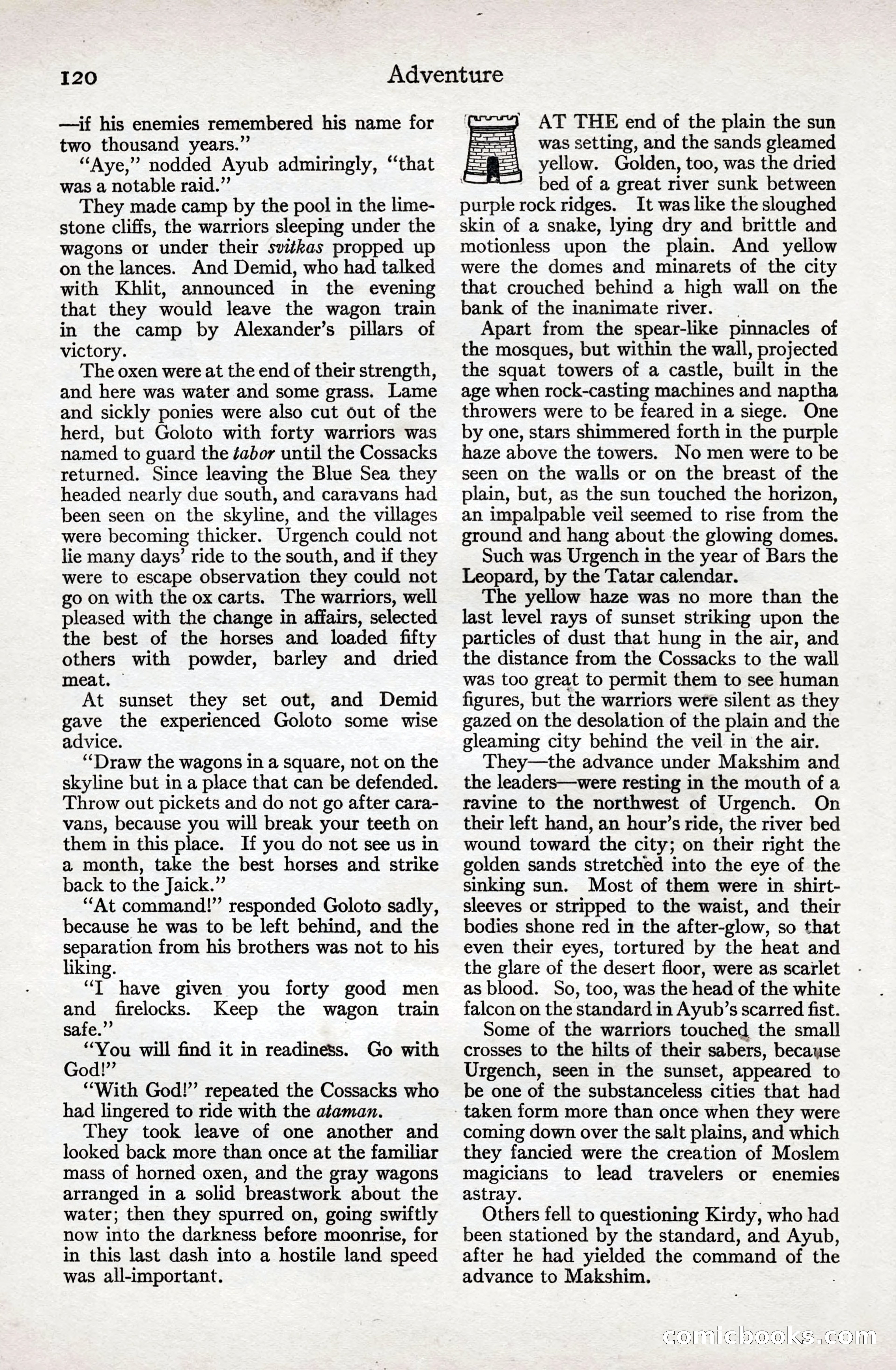 Adventure Magazine Cover — page 122 of 196