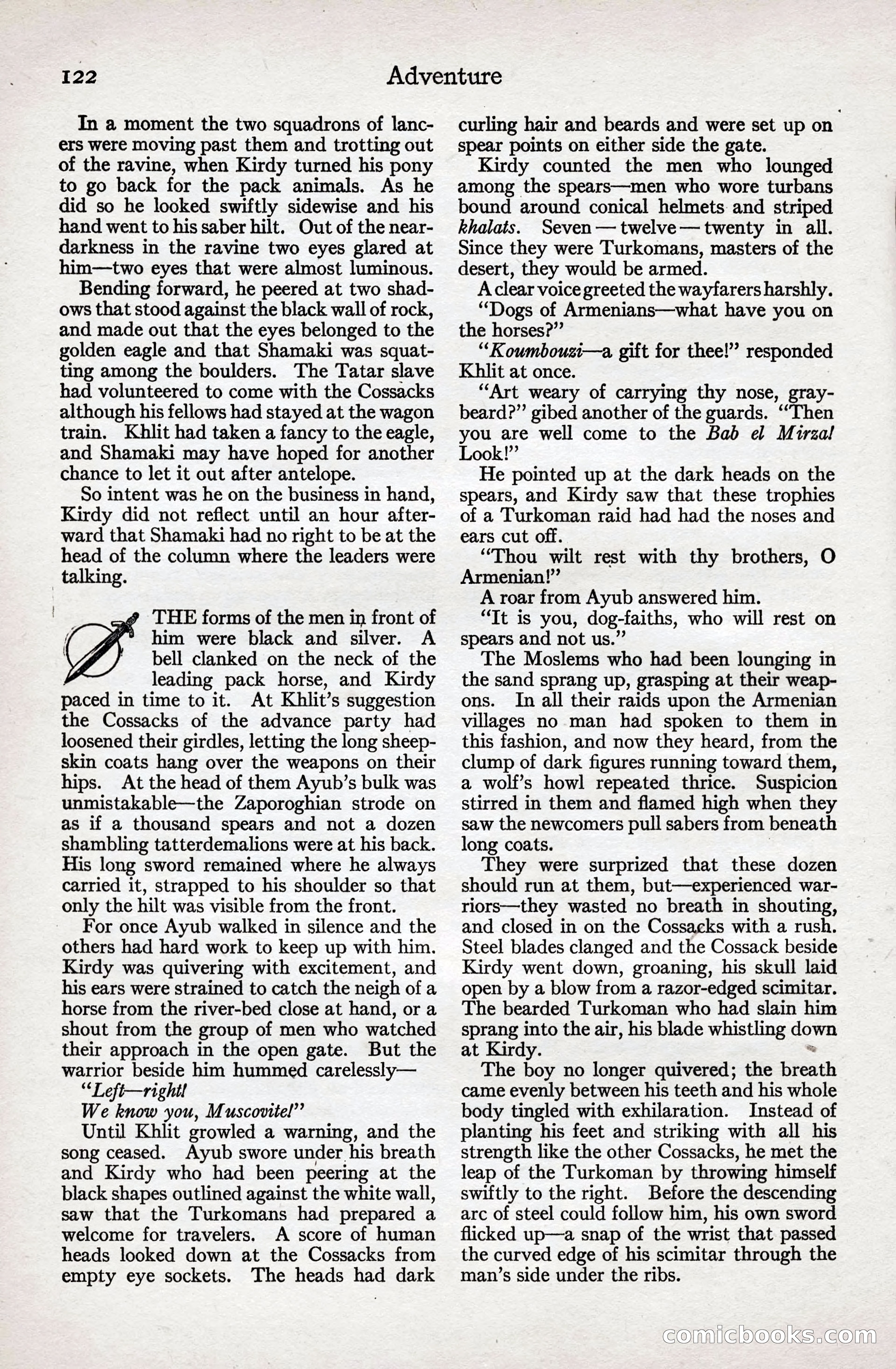 Adventure Magazine Cover — page 124 of 196