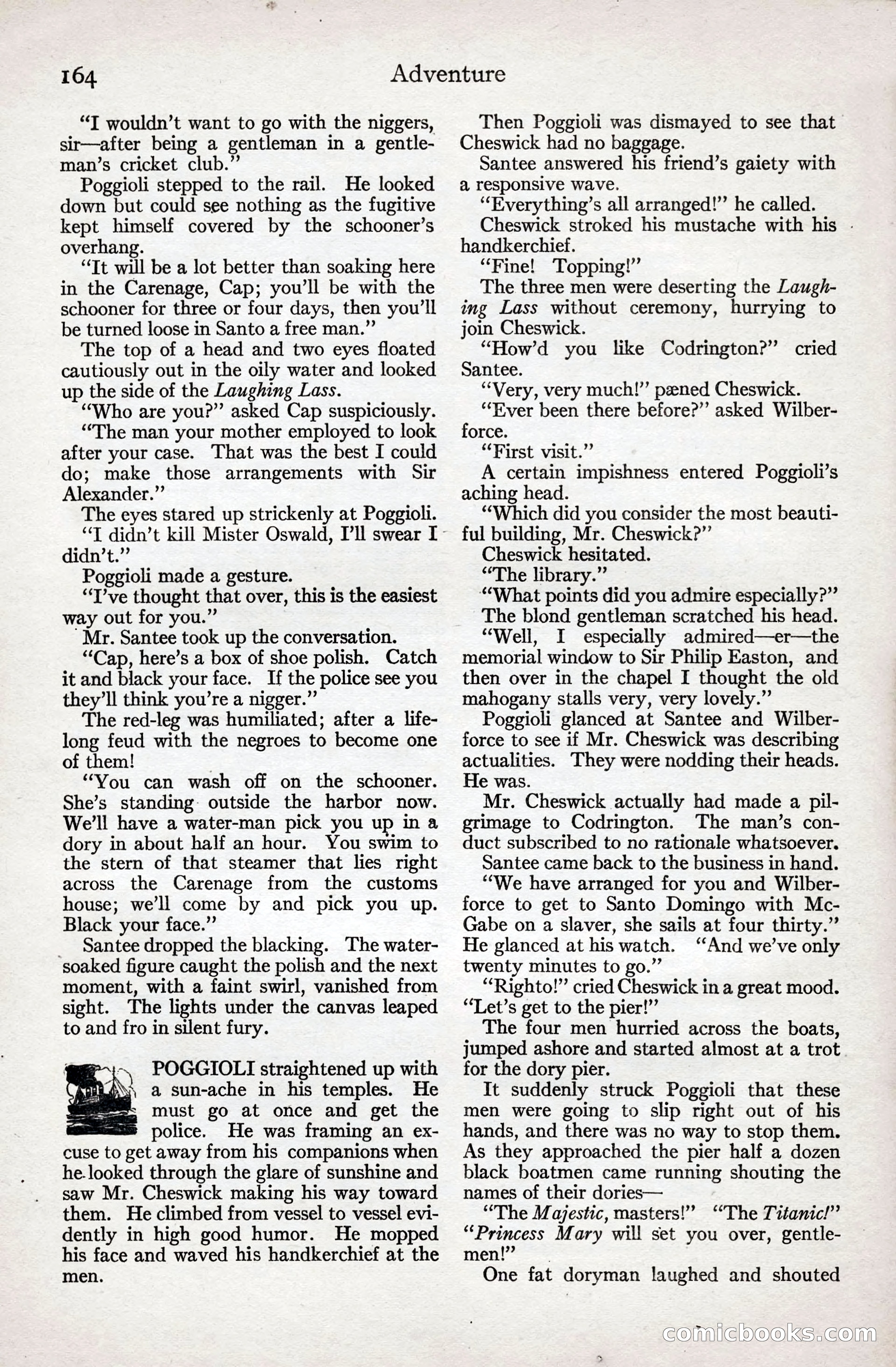 Adventure Magazine Cover — page 166 of 196
