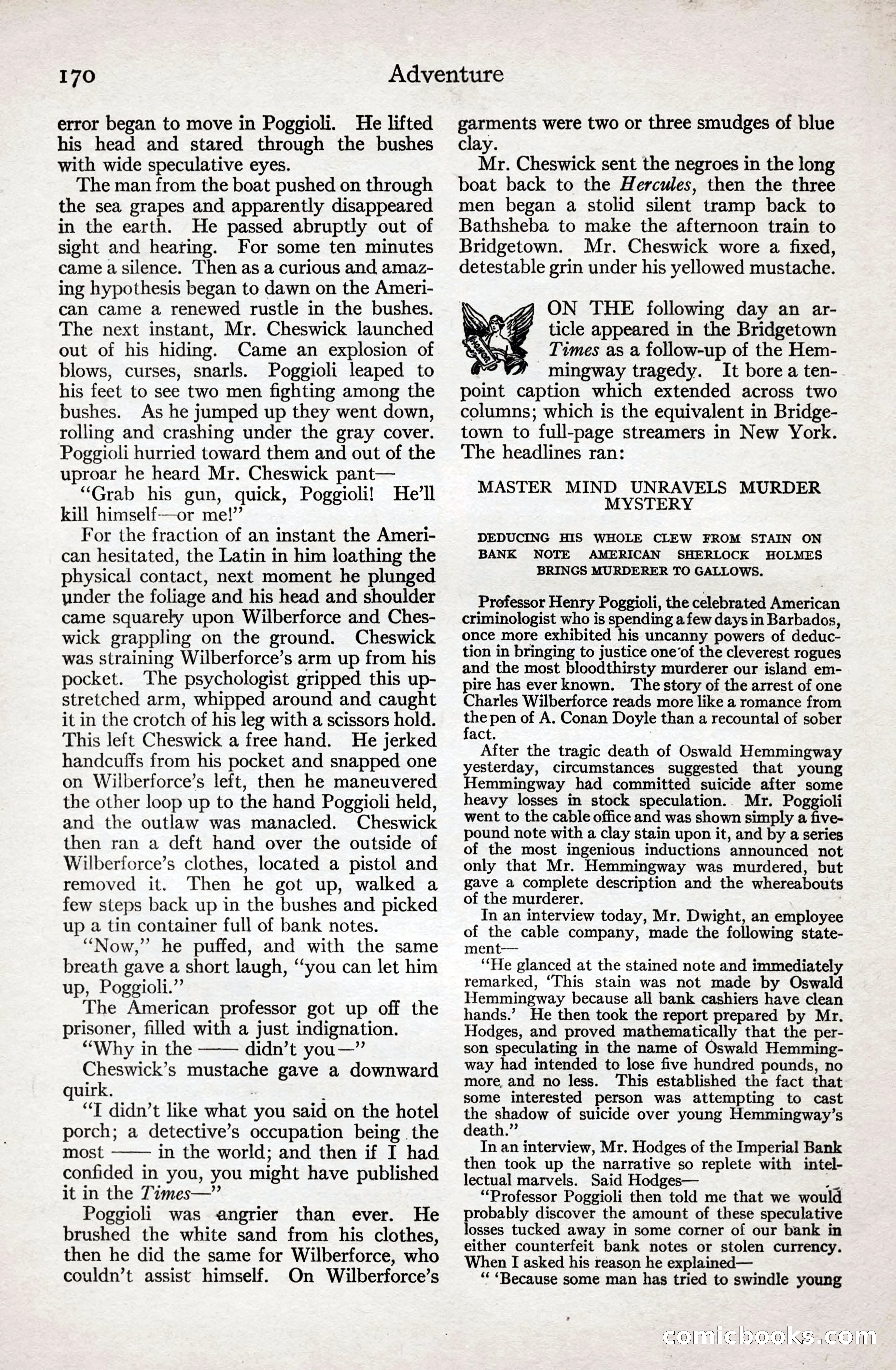 Adventure Magazine Cover — page 172 of 196
