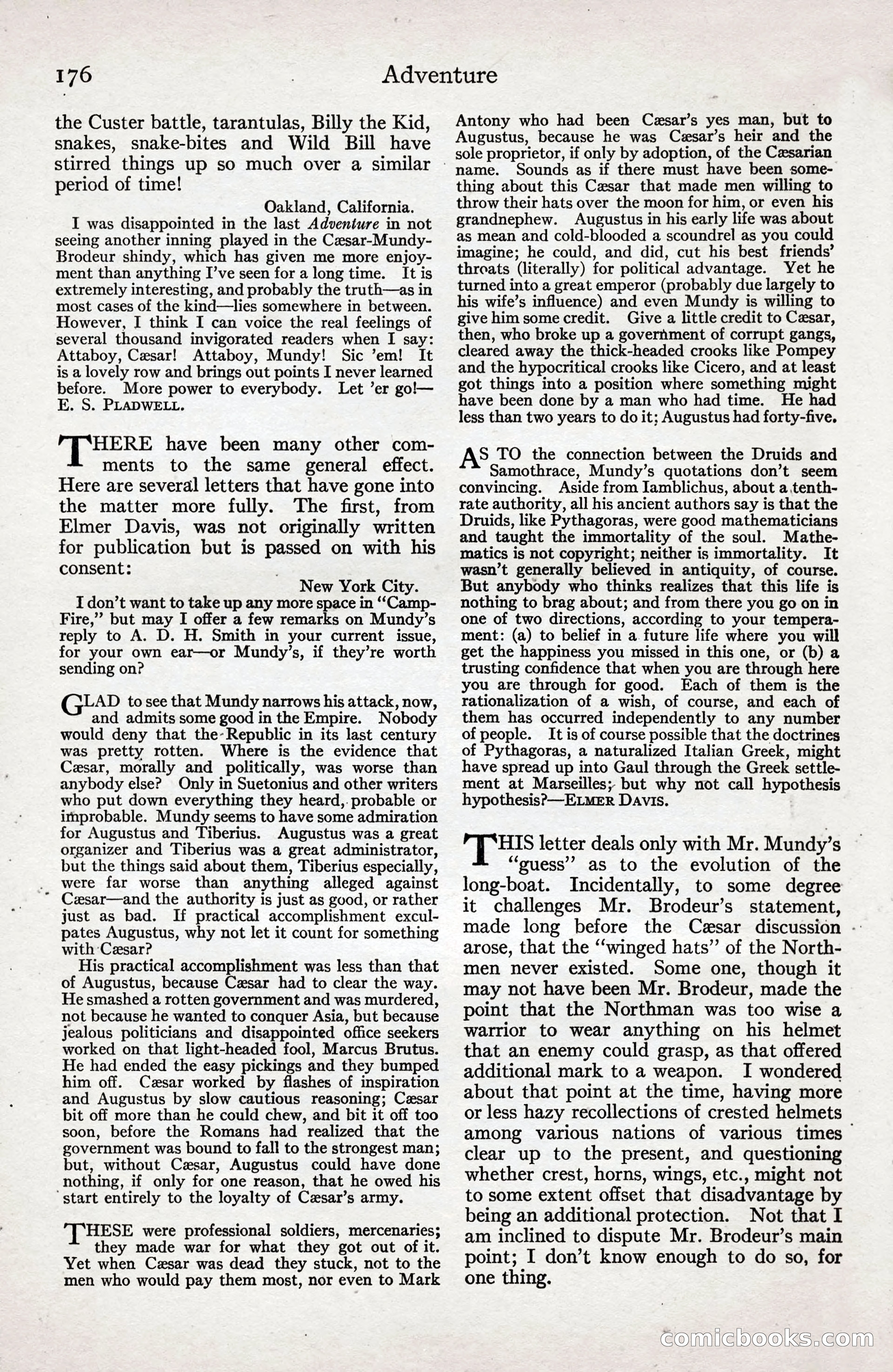 Adventure Magazine Cover — page 178 of 196