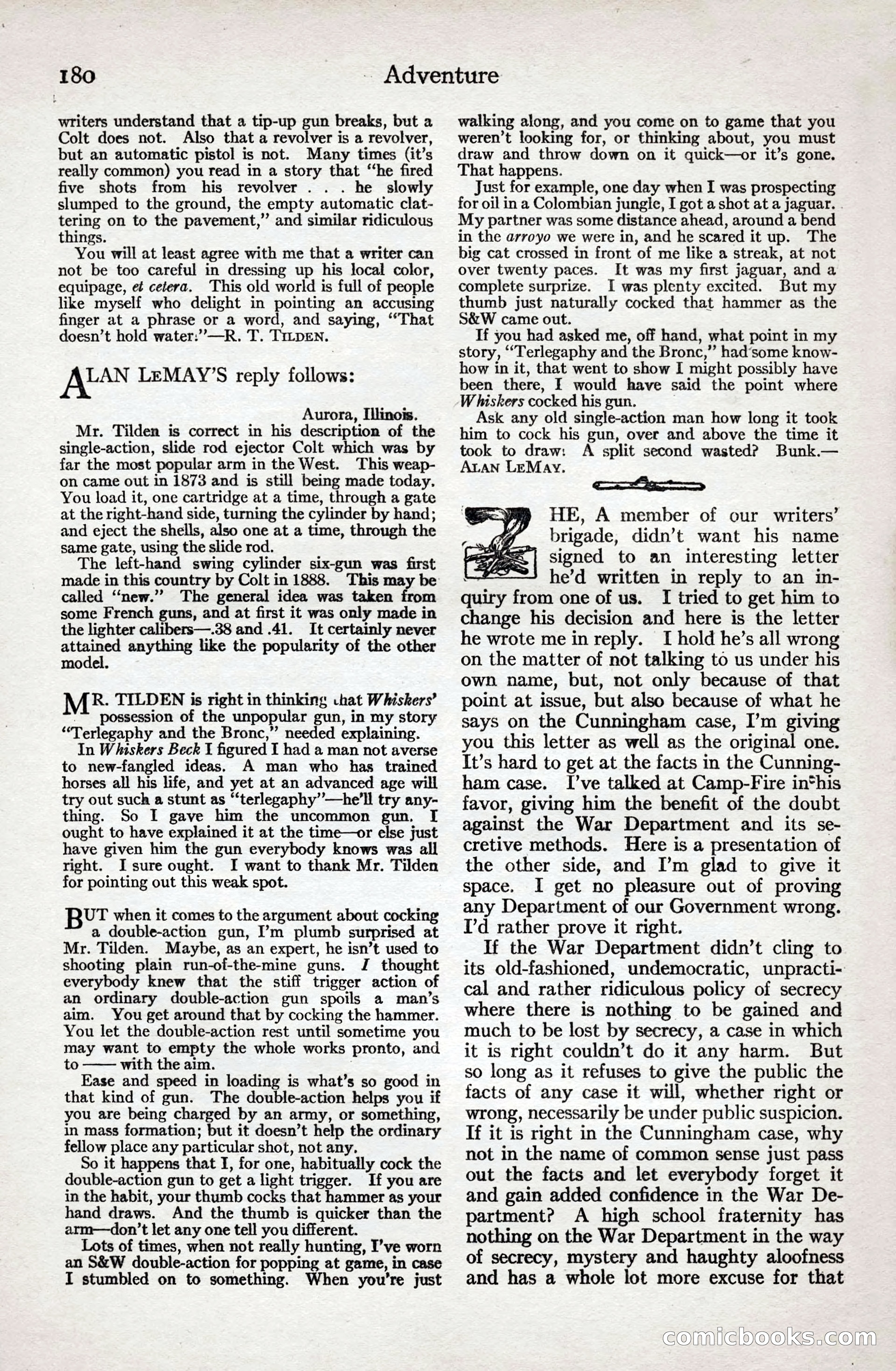 Adventure Magazine Cover — page 182 of 196
