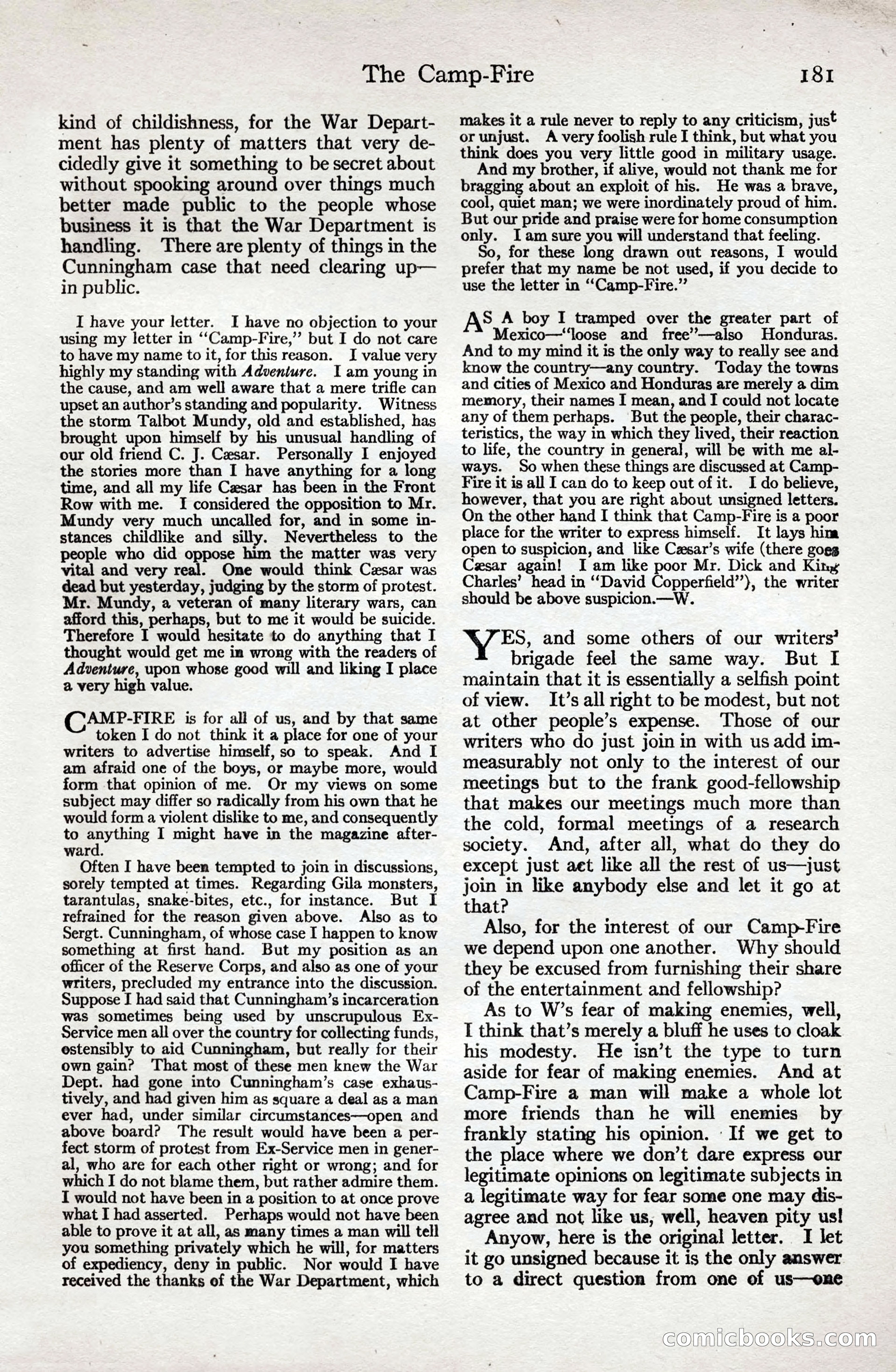 Adventure Magazine Cover — page 183 of 196