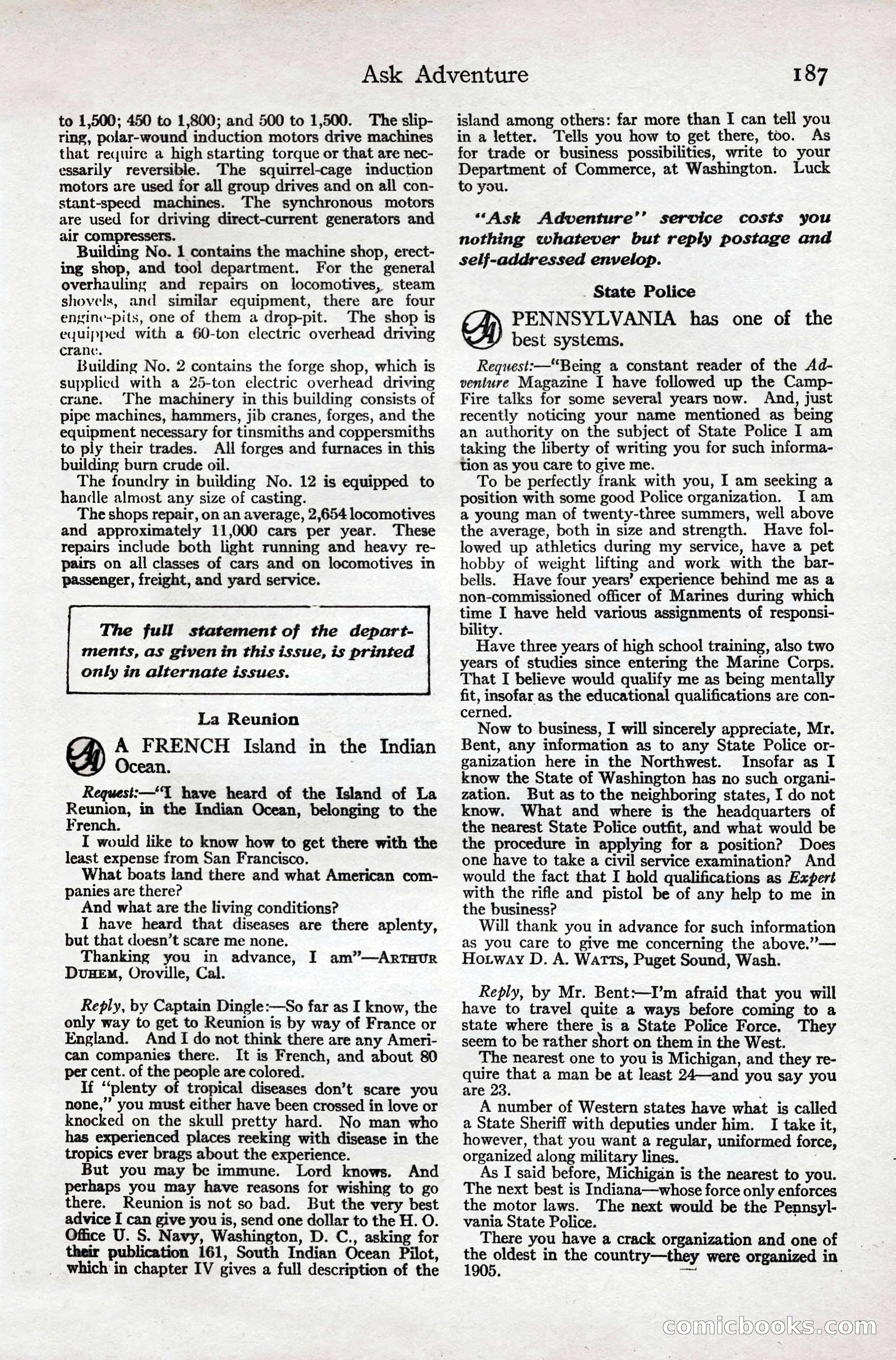 Adventure Magazine Cover — page 189 of 196
