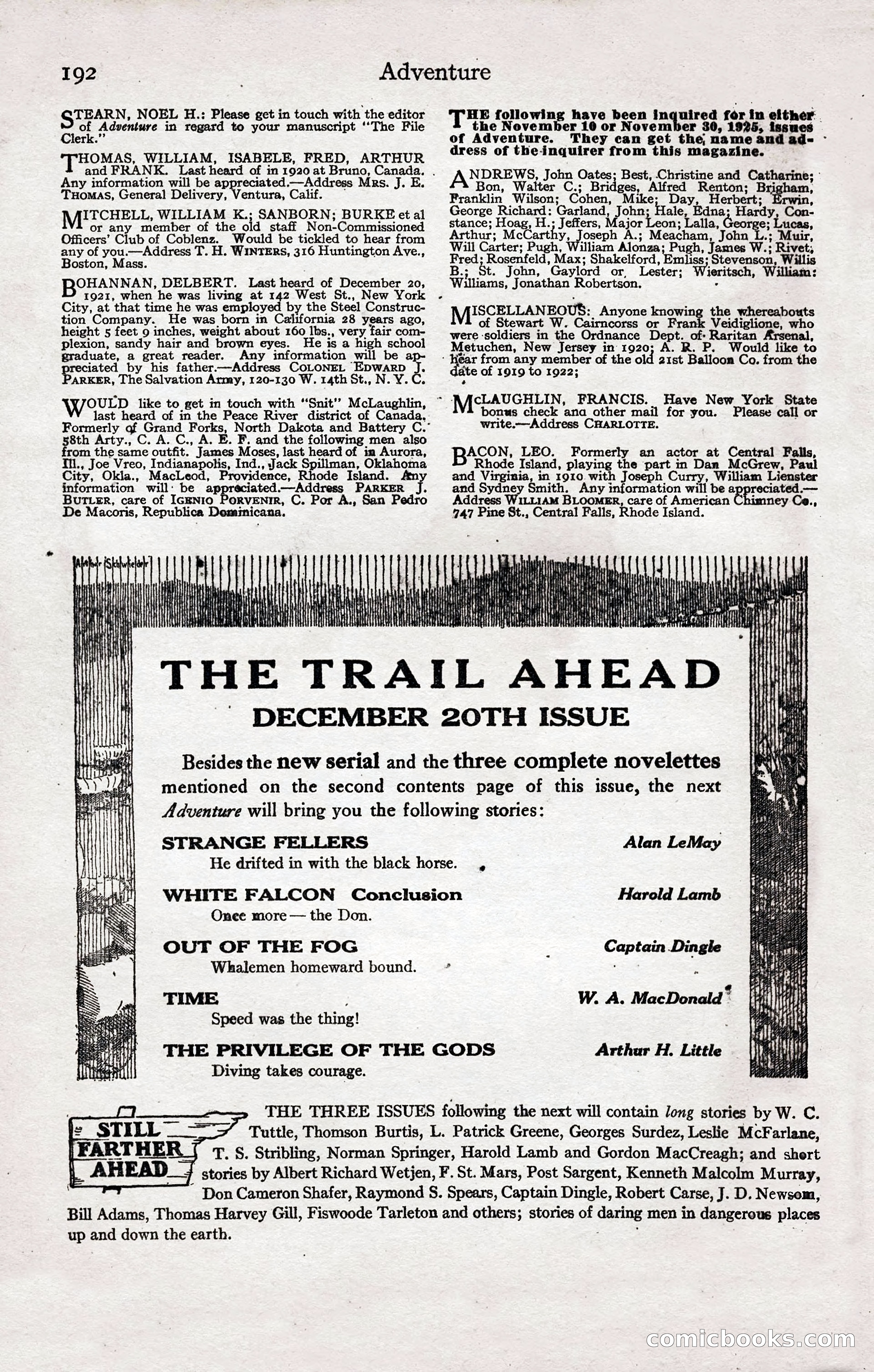 Adventure Magazine Cover — page 194 of 196