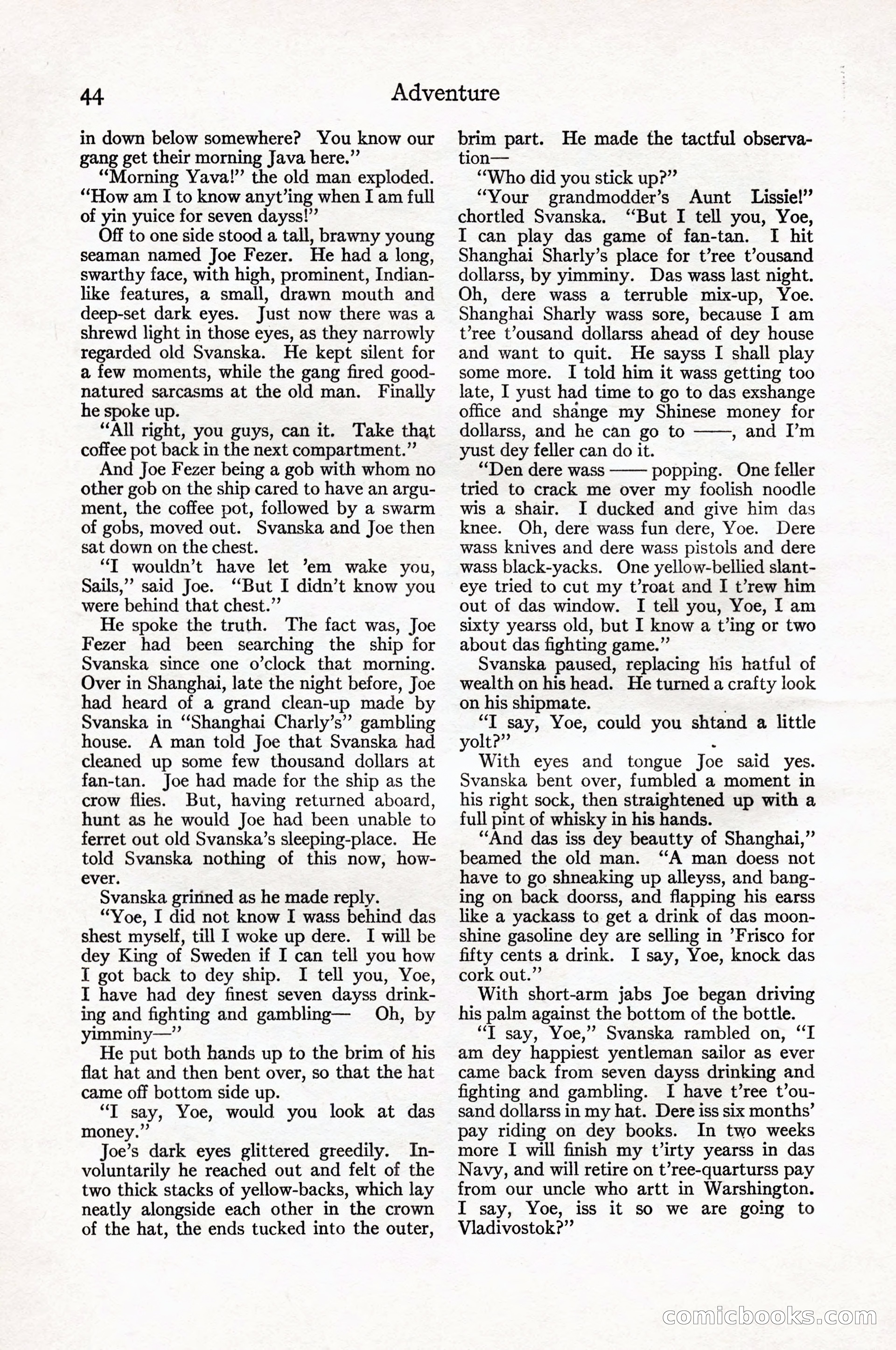 Adventure Magazine Cover — page 56 of 206