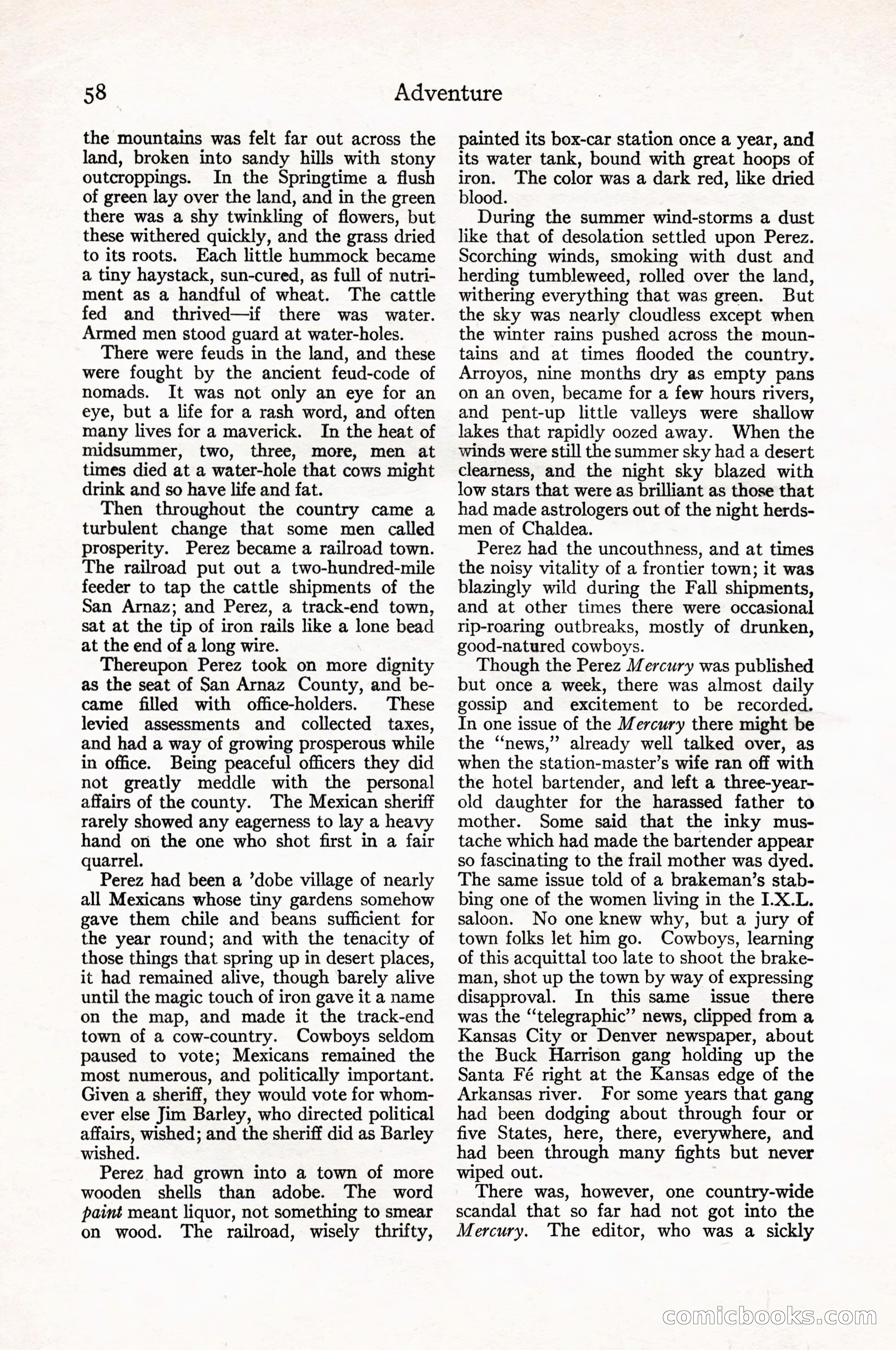Adventure Magazine Cover — page 70 of 206