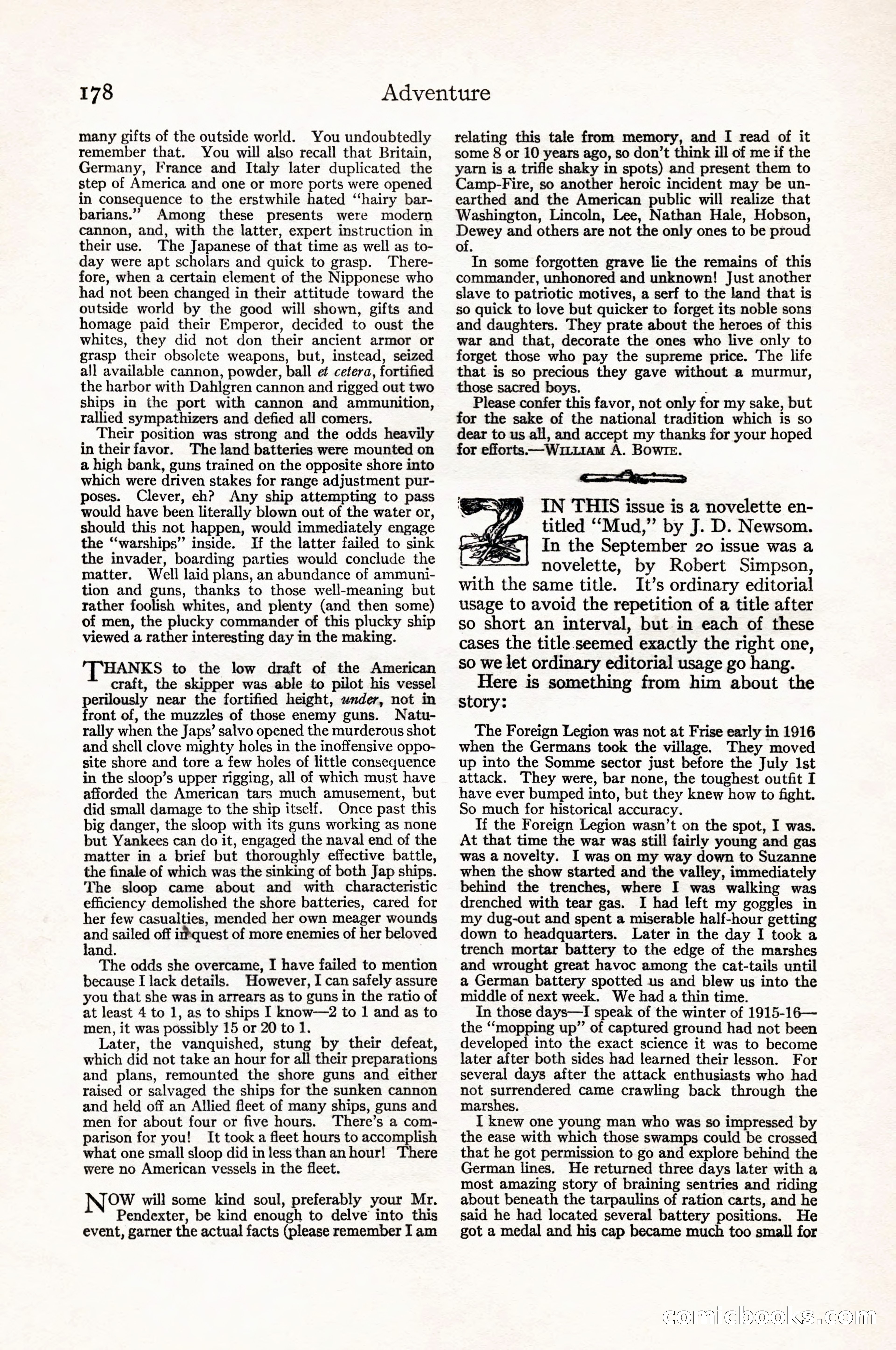 Adventure Magazine Cover — page 190 of 206