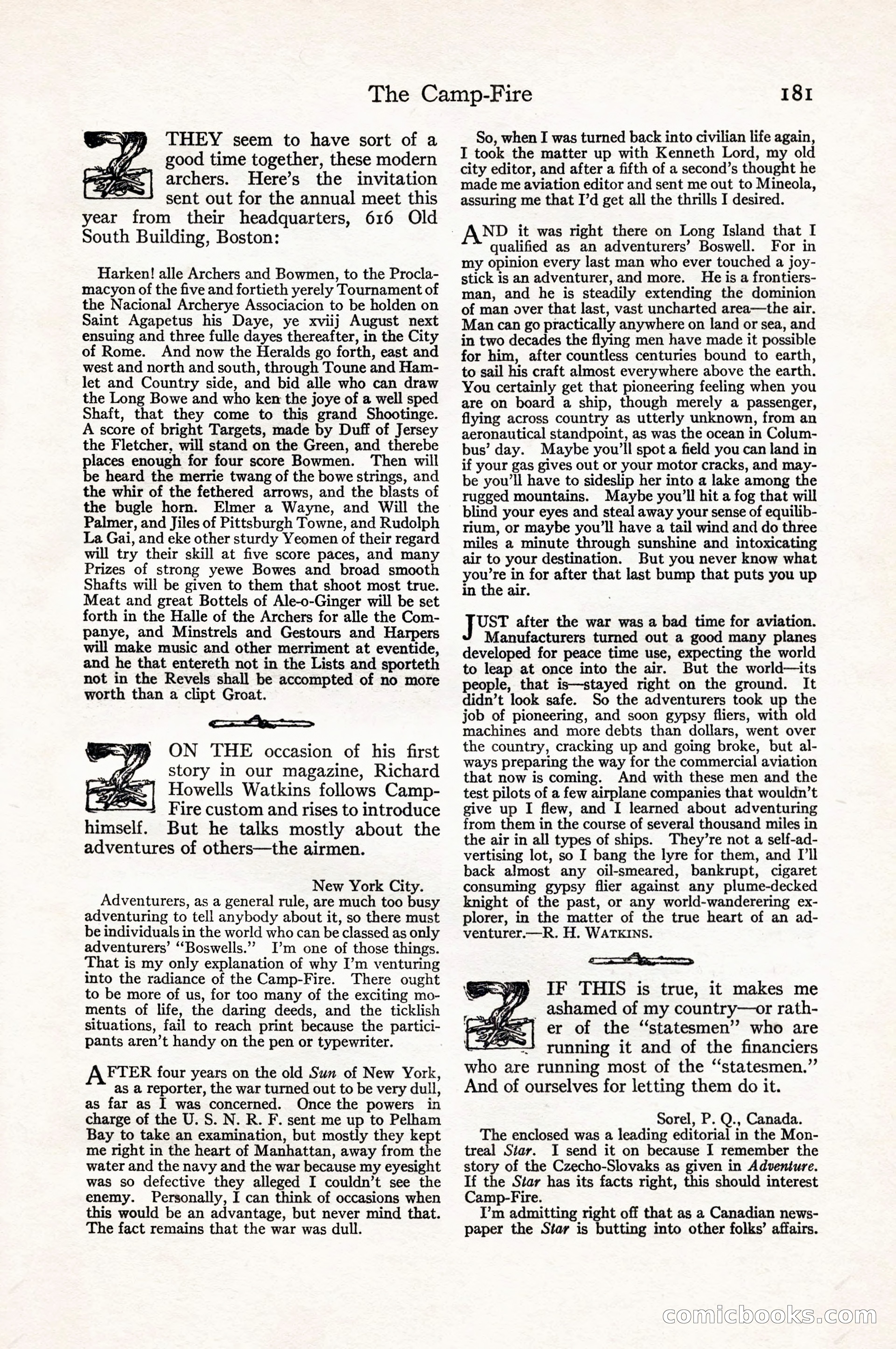 Adventure Magazine Cover — page 193 of 206
