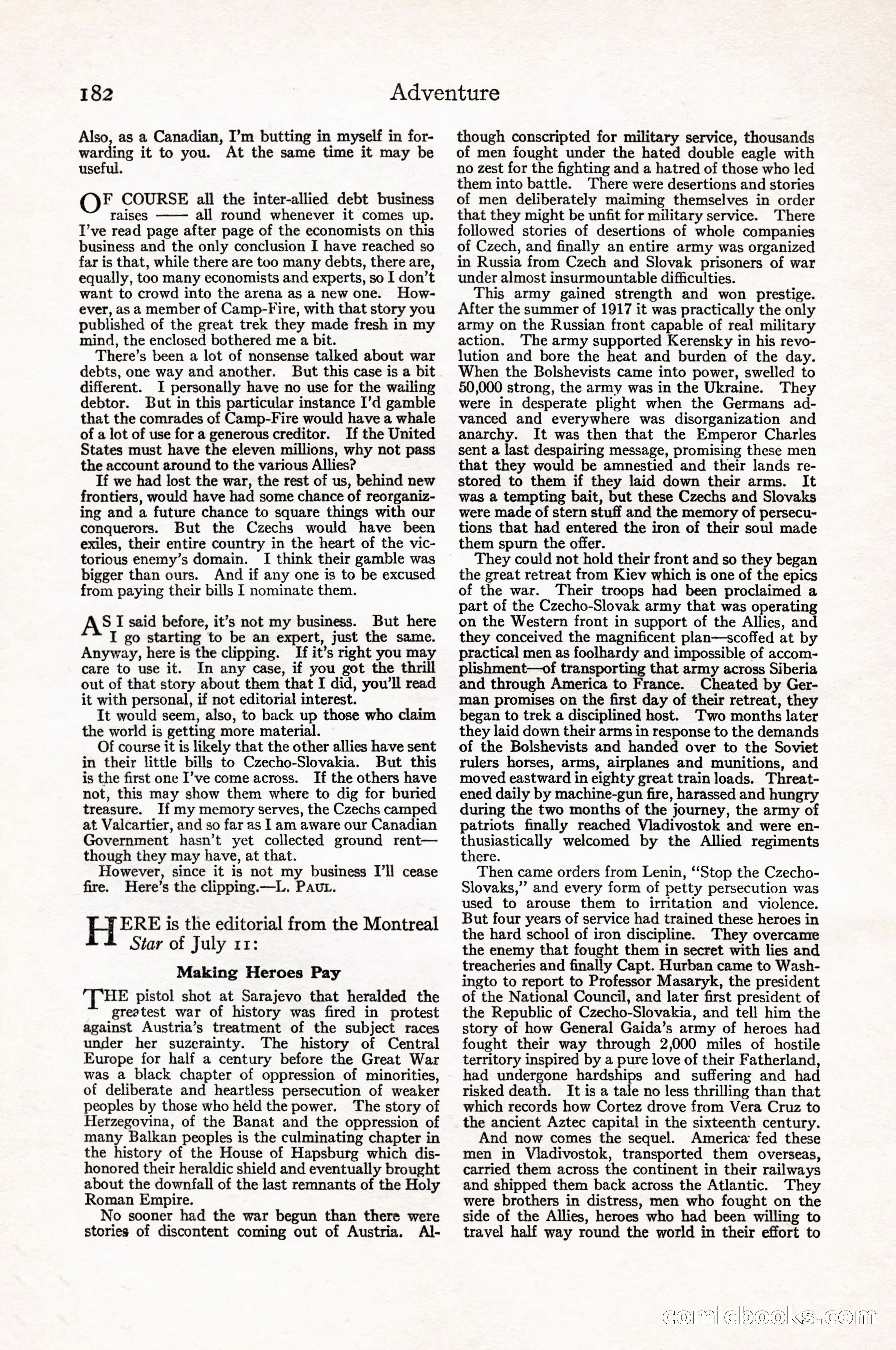 Adventure Magazine Cover — page 194 of 206