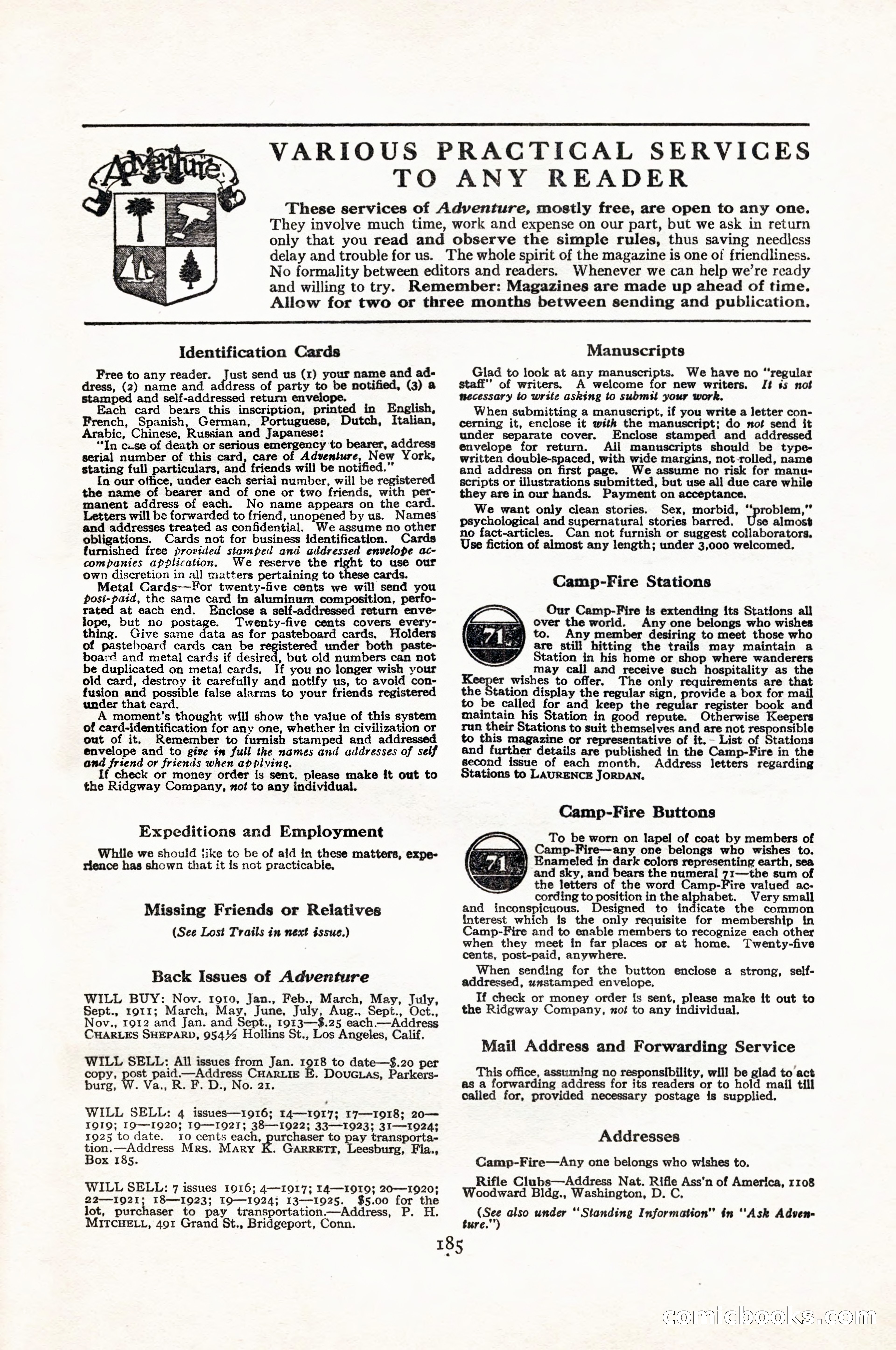 Adventure Magazine Cover — page 197 of 206