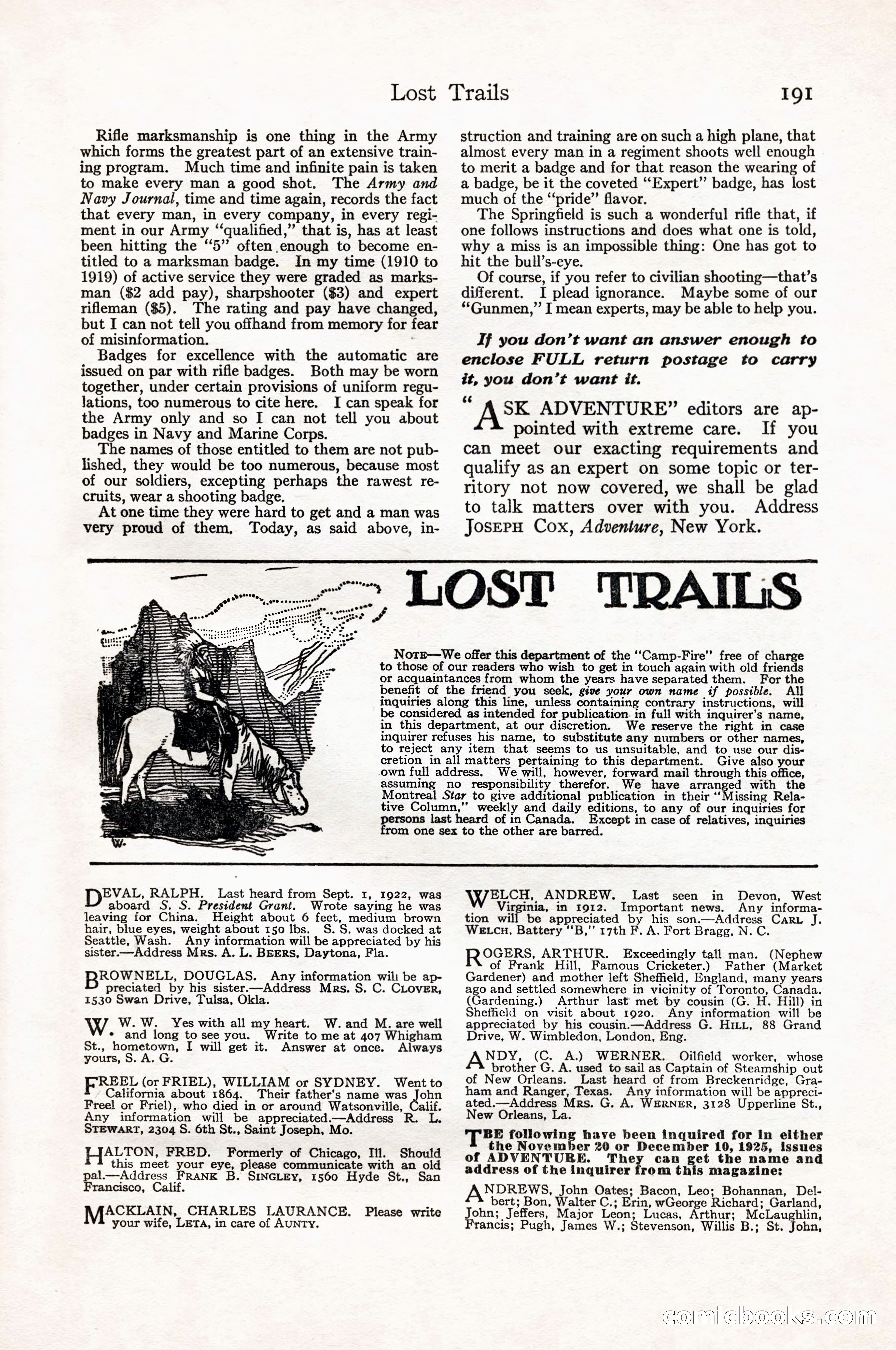 Adventure Magazine Cover — page 203 of 206