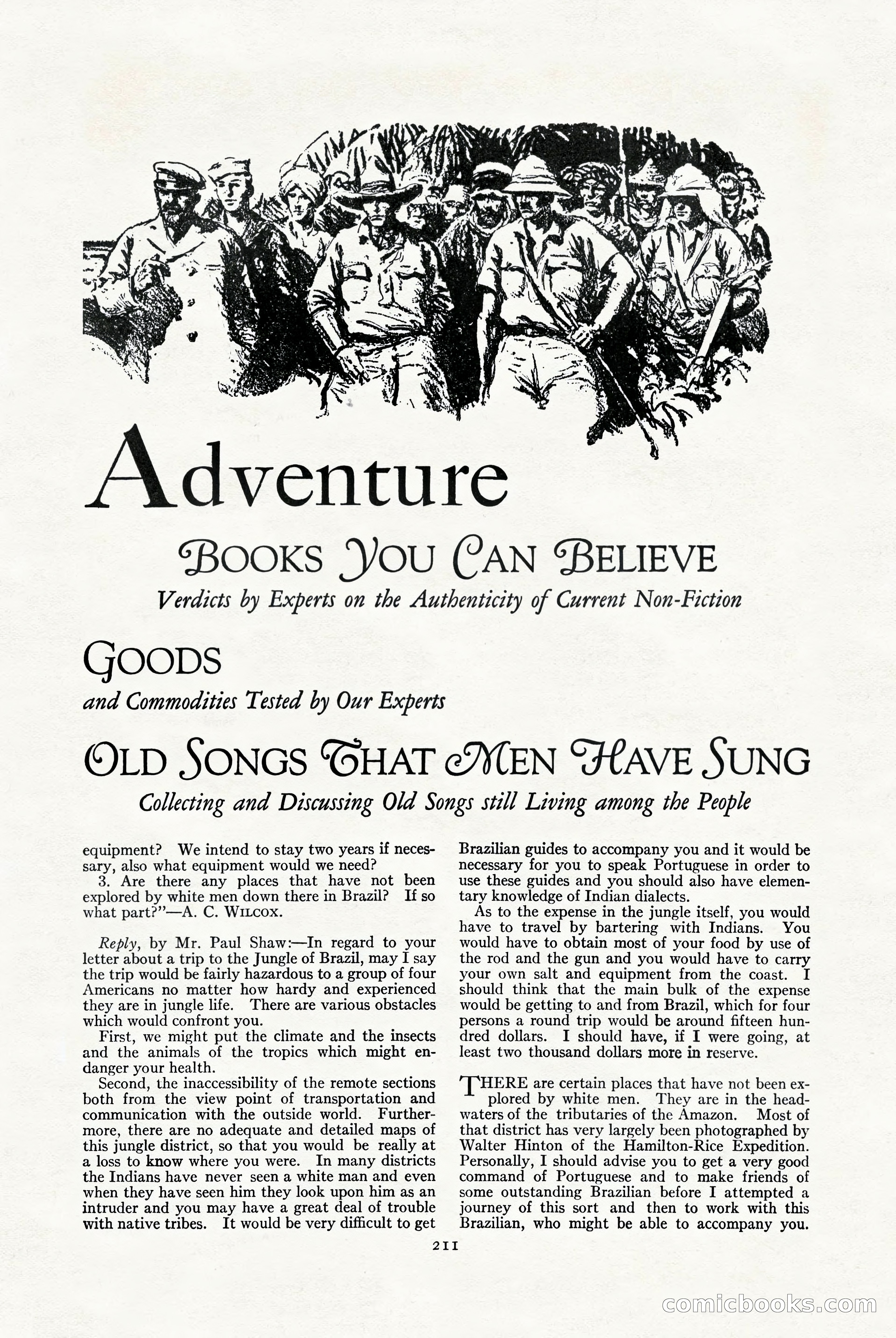 Adventure Magazine Cover — page 213 of 228