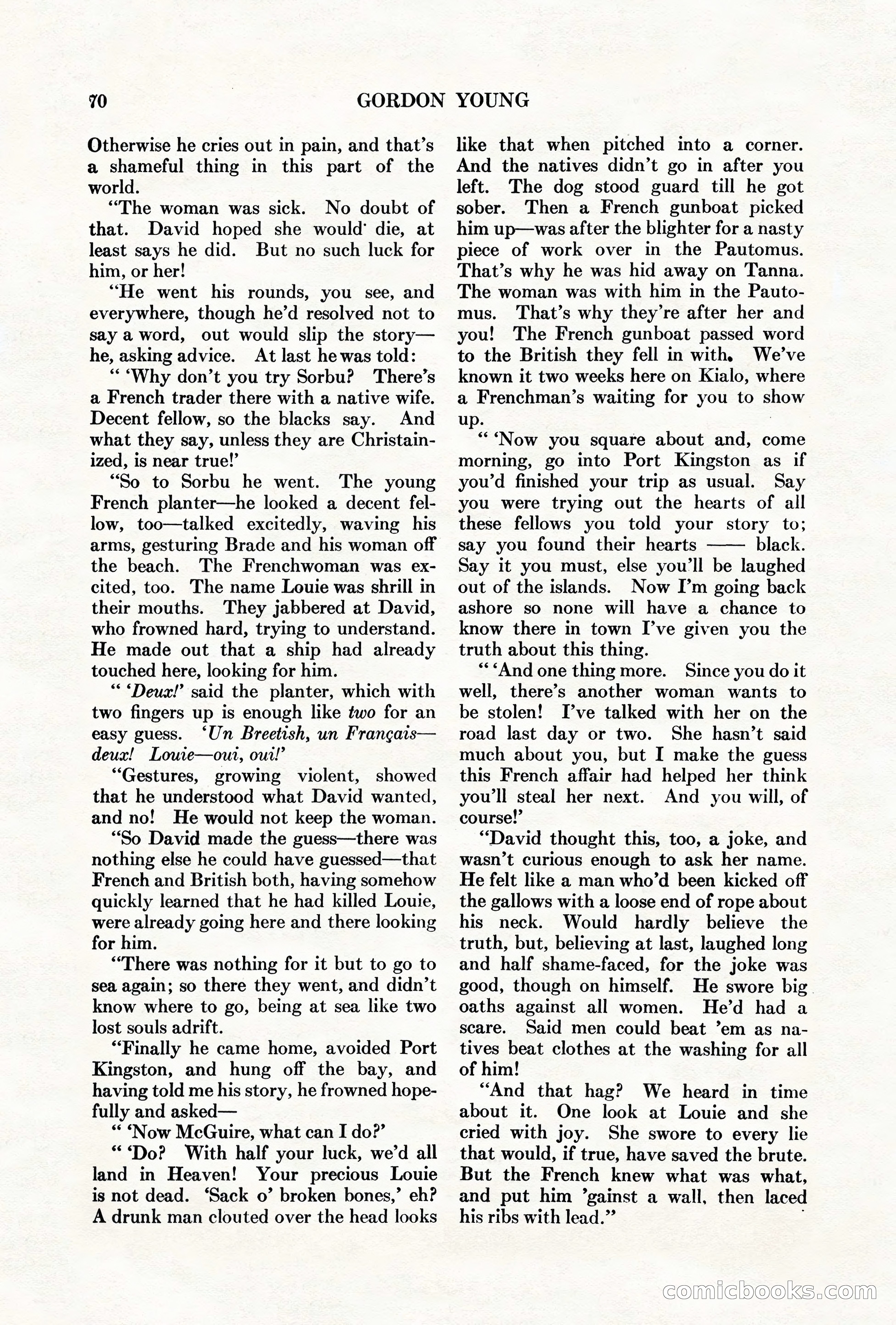 Adventure, May 1, 1927 — page 72 of 204