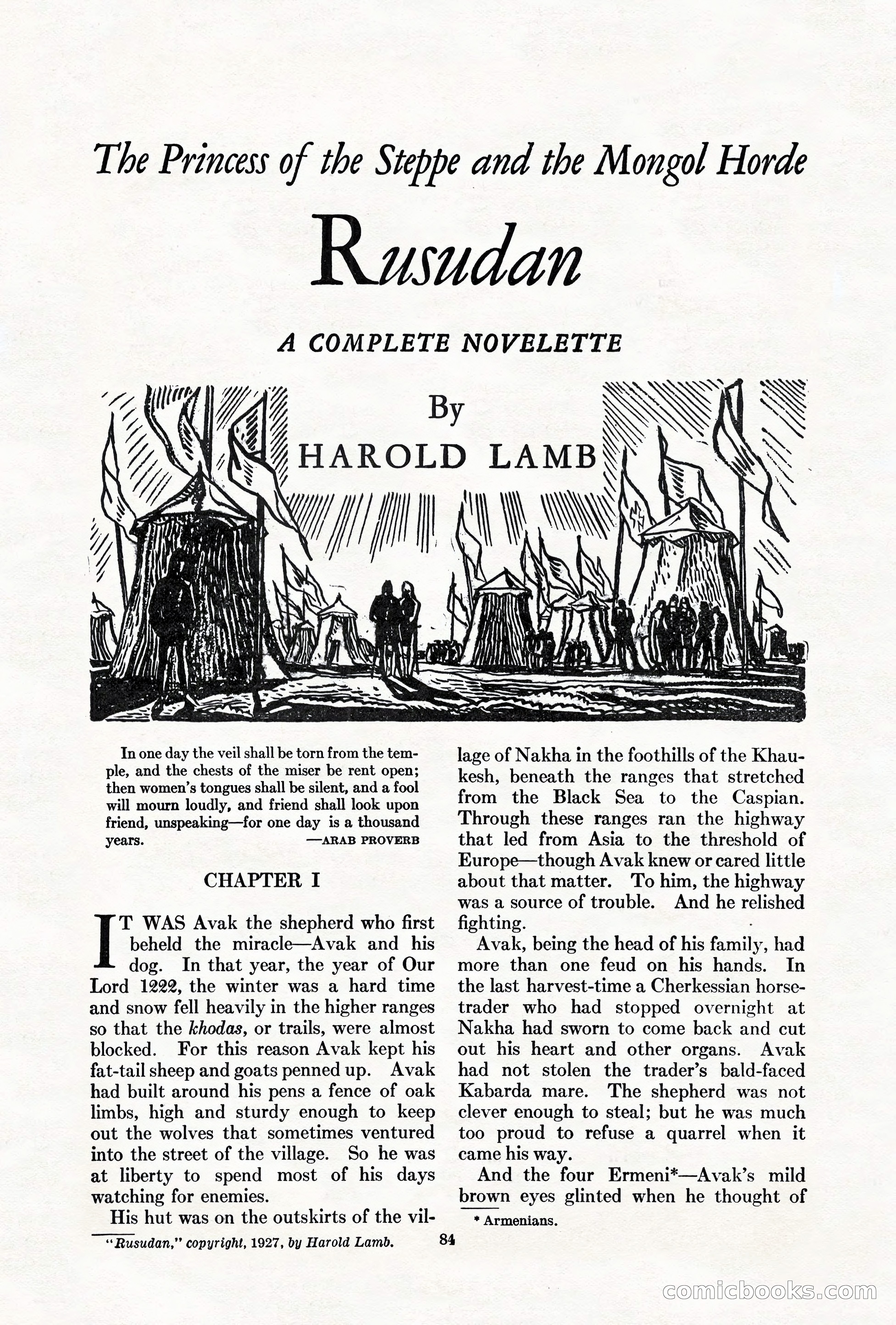 Adventure, May 1, 1927 — page 86 of 204