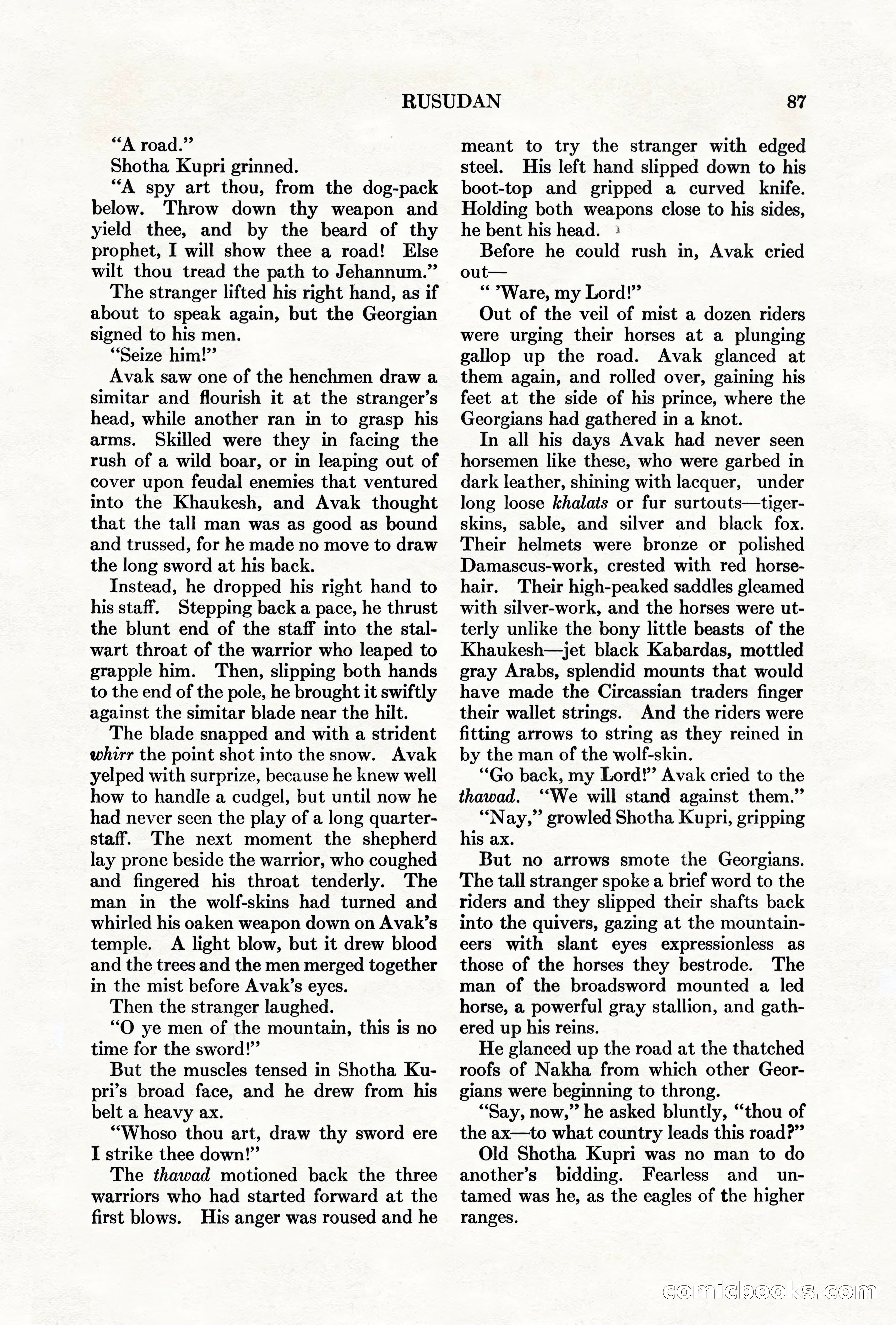 Adventure, May 1, 1927 — page 89 of 204