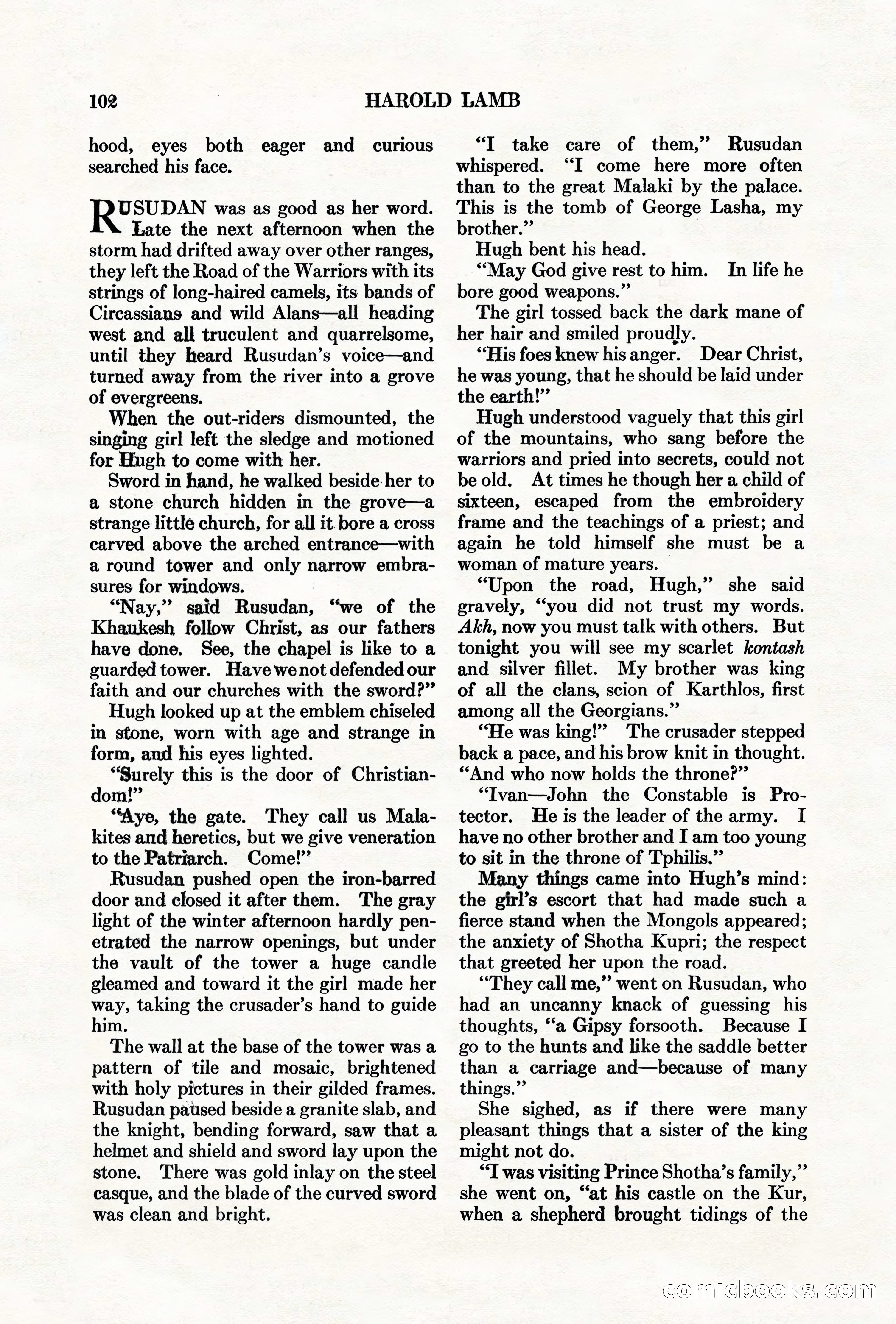 Adventure, May 1, 1927 — page 104 of 204