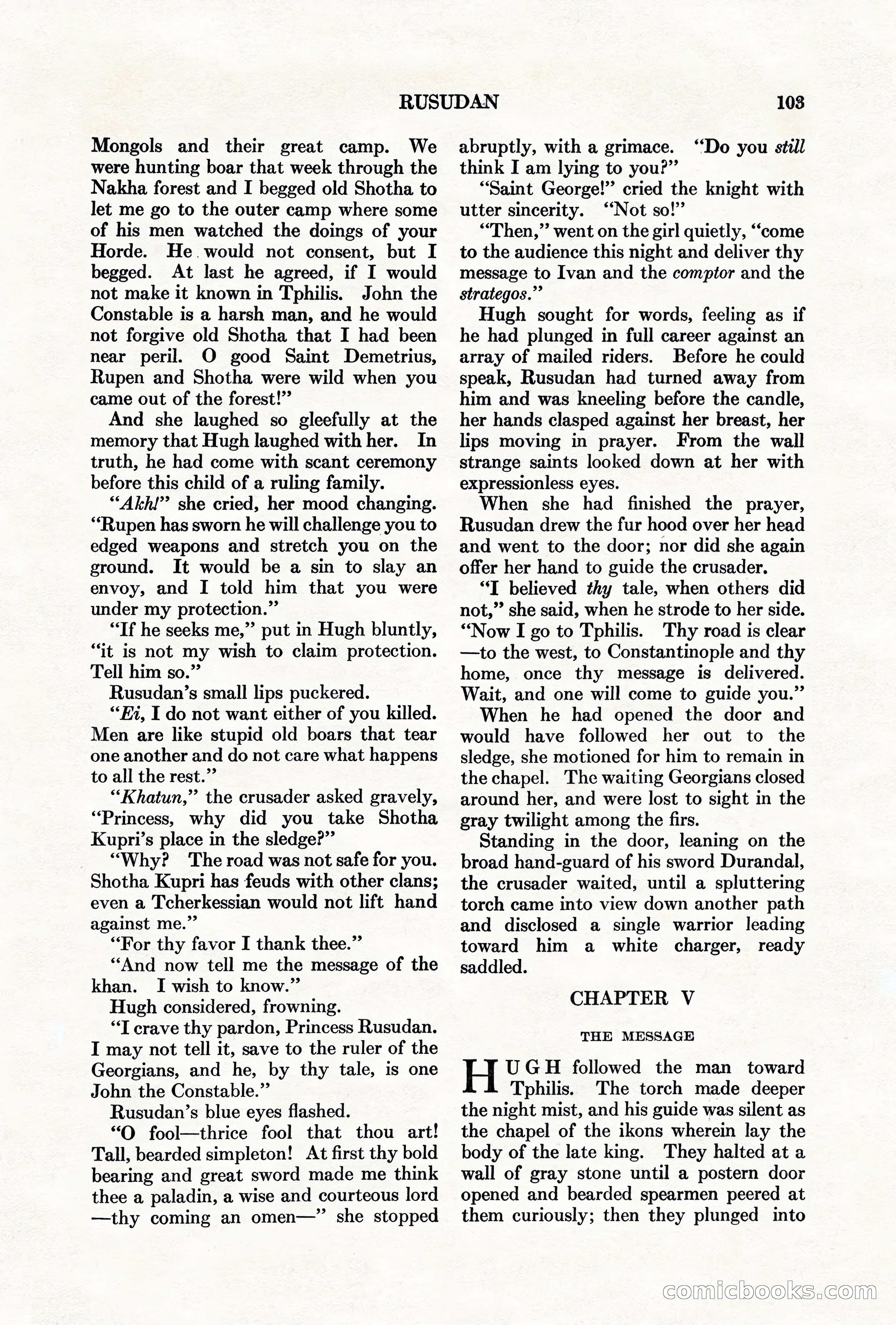 Adventure, May 1, 1927 — page 105 of 204
