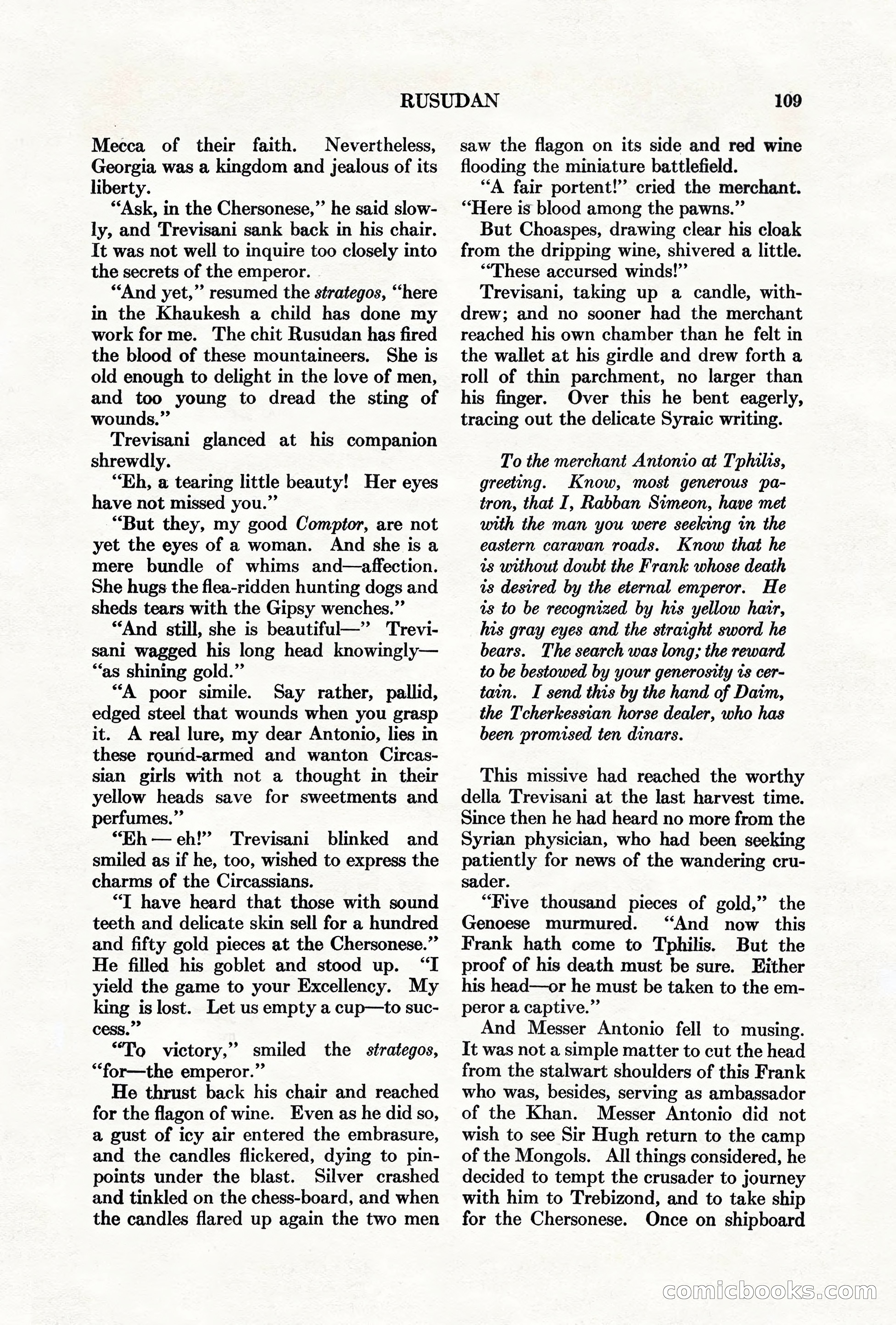 Adventure, May 1, 1927 — page 111 of 204