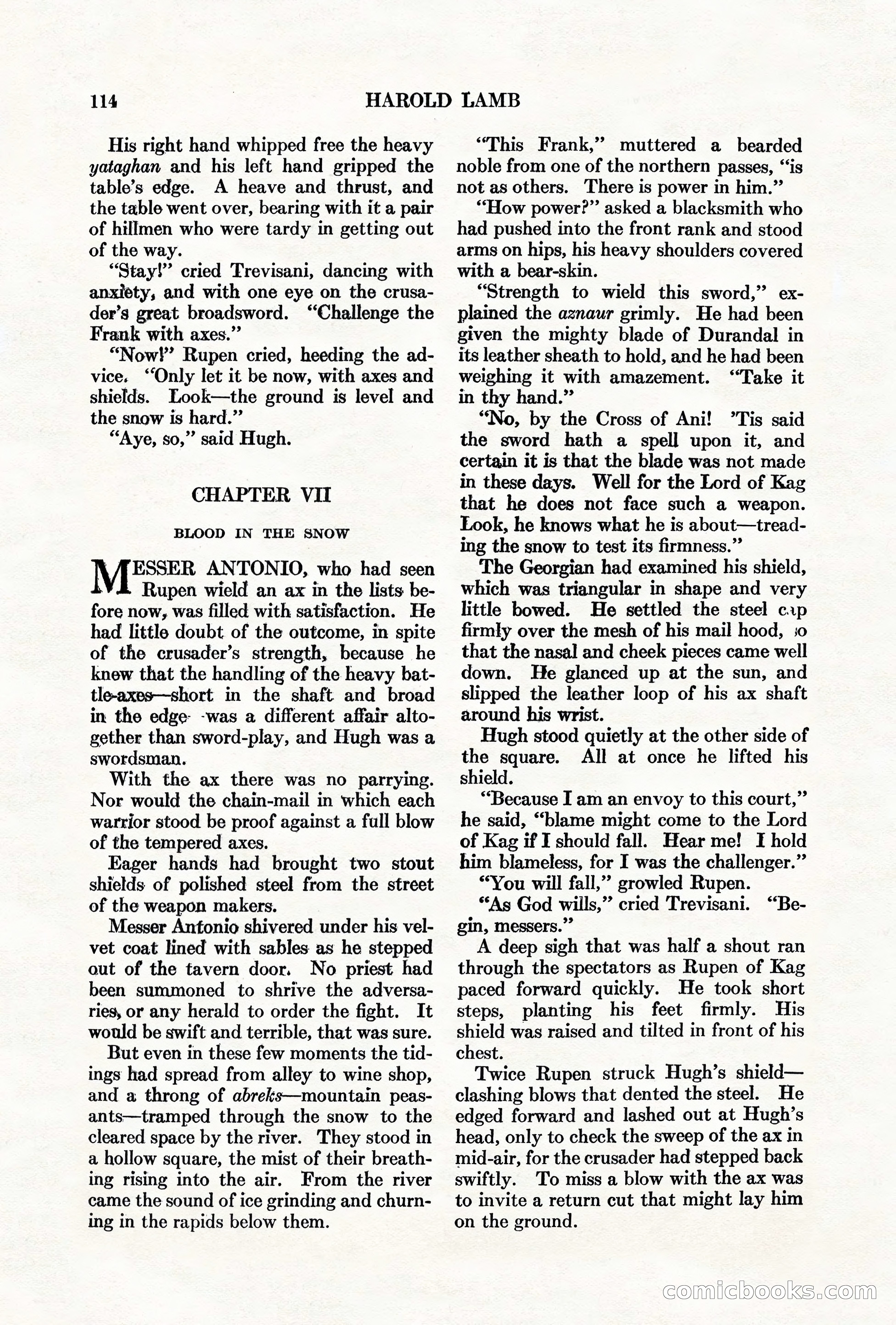 Adventure, May 1, 1927 — page 116 of 204