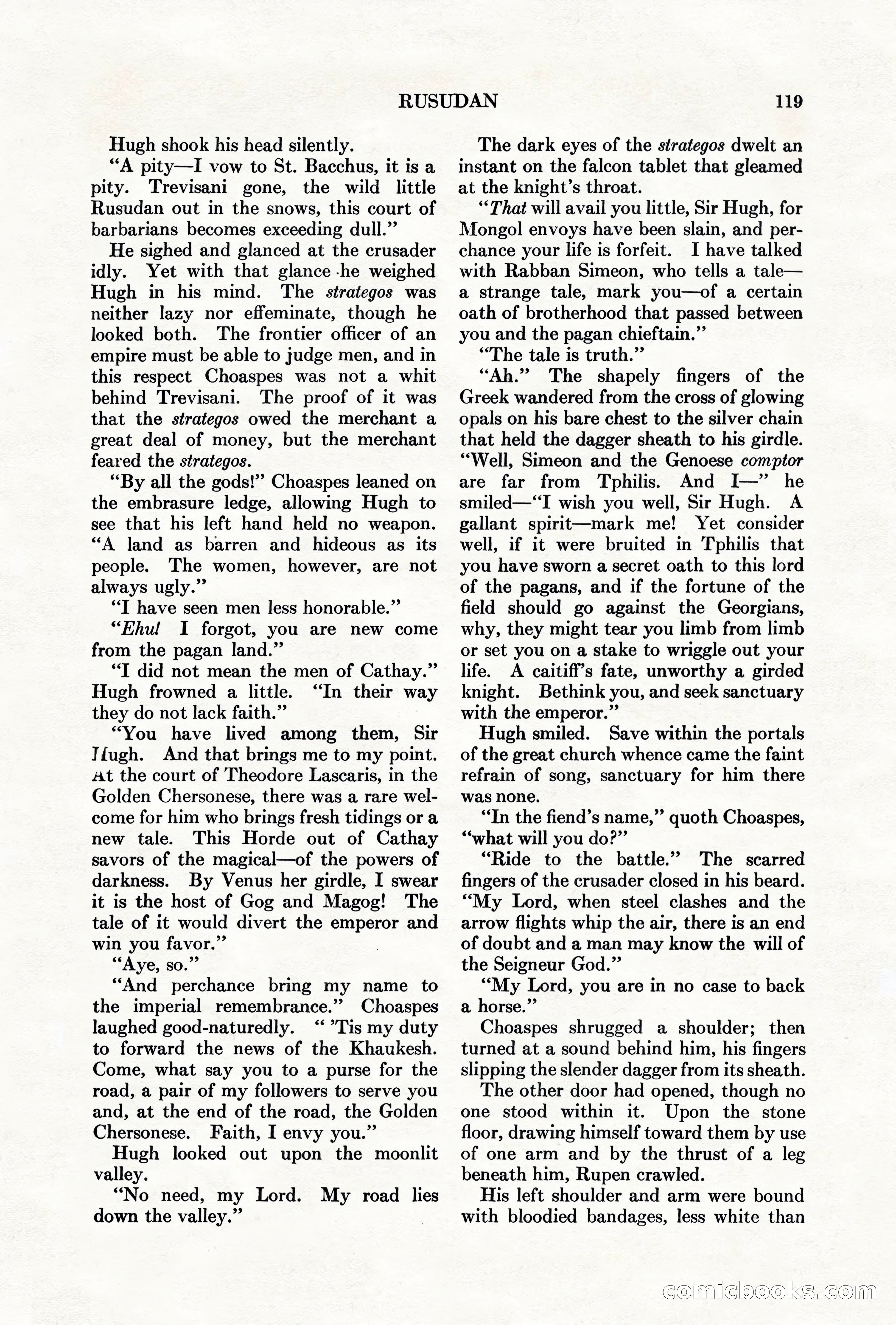 Adventure, May 1, 1927 — page 121 of 204