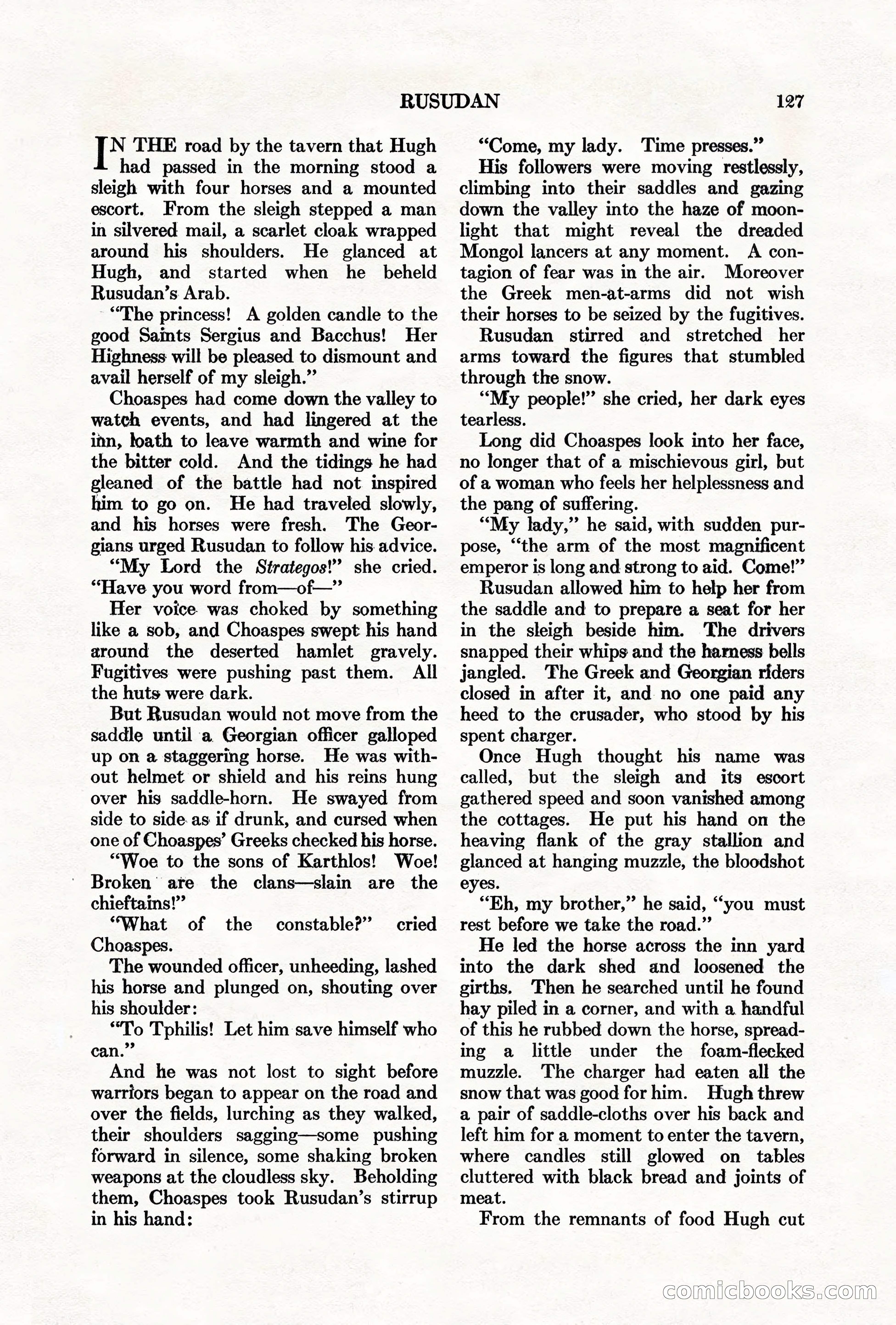 Adventure, May 1, 1927 — page 129 of 204