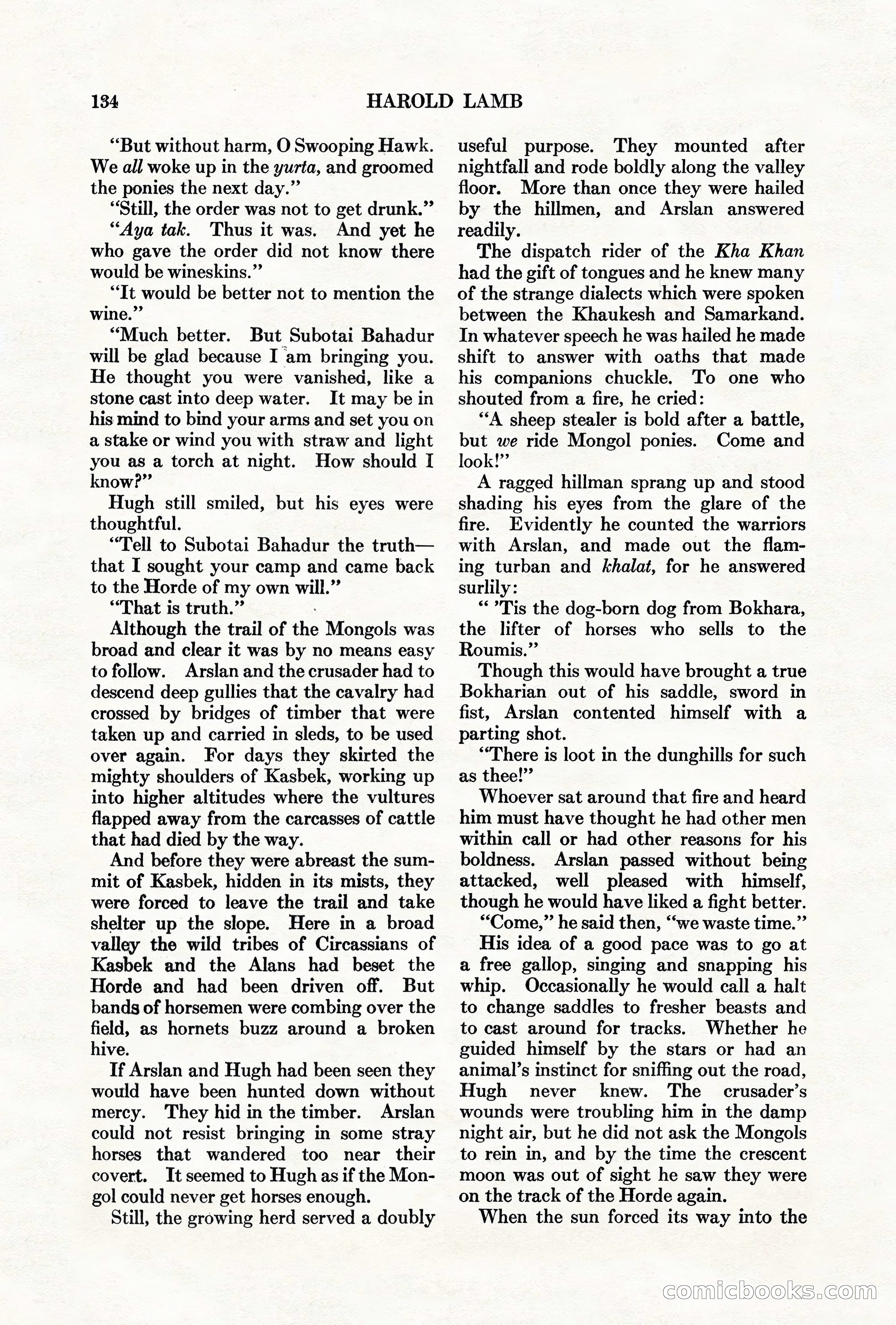 Adventure, May 1, 1927 — page 136 of 204