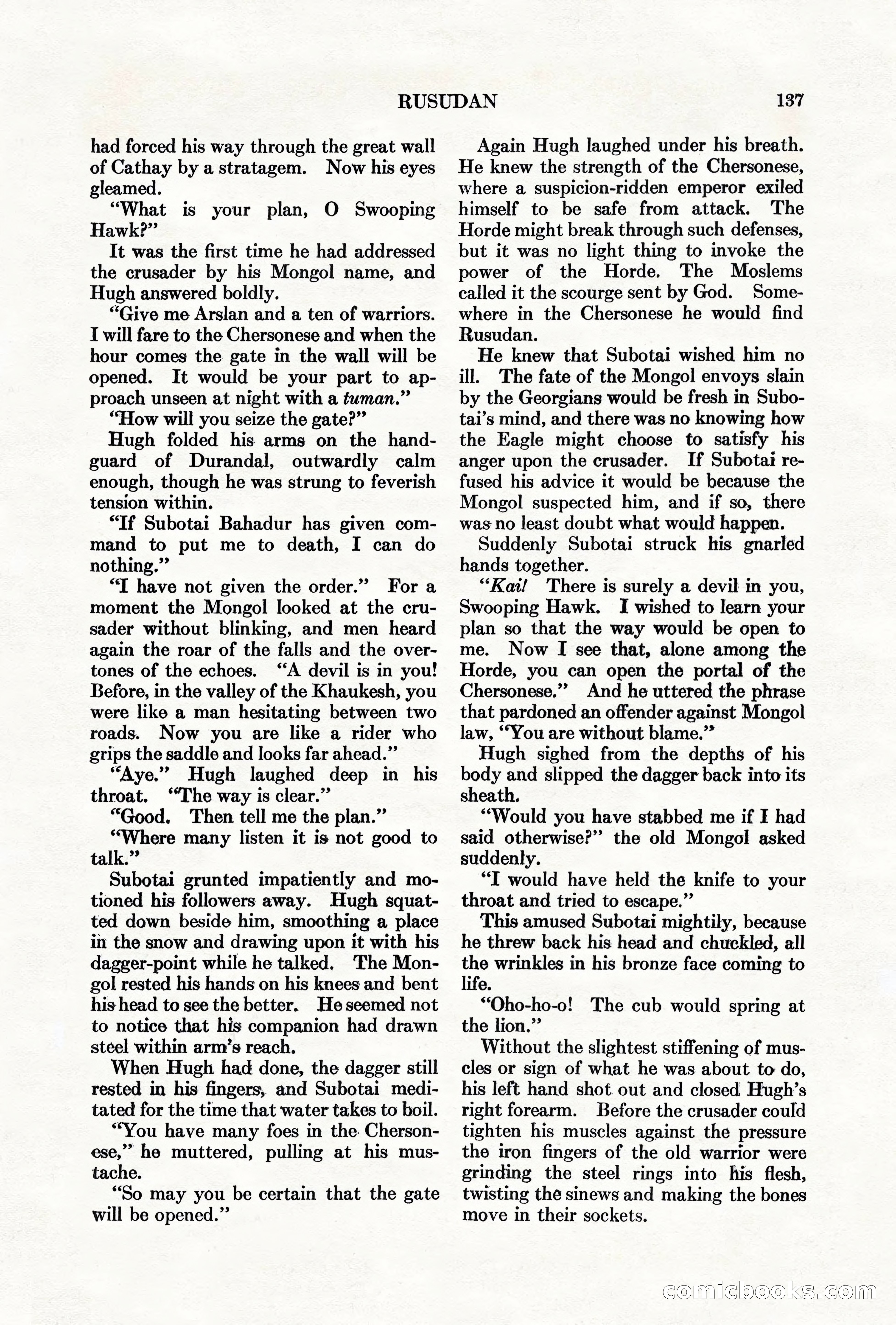 Adventure, May 1, 1927 — page 139 of 204