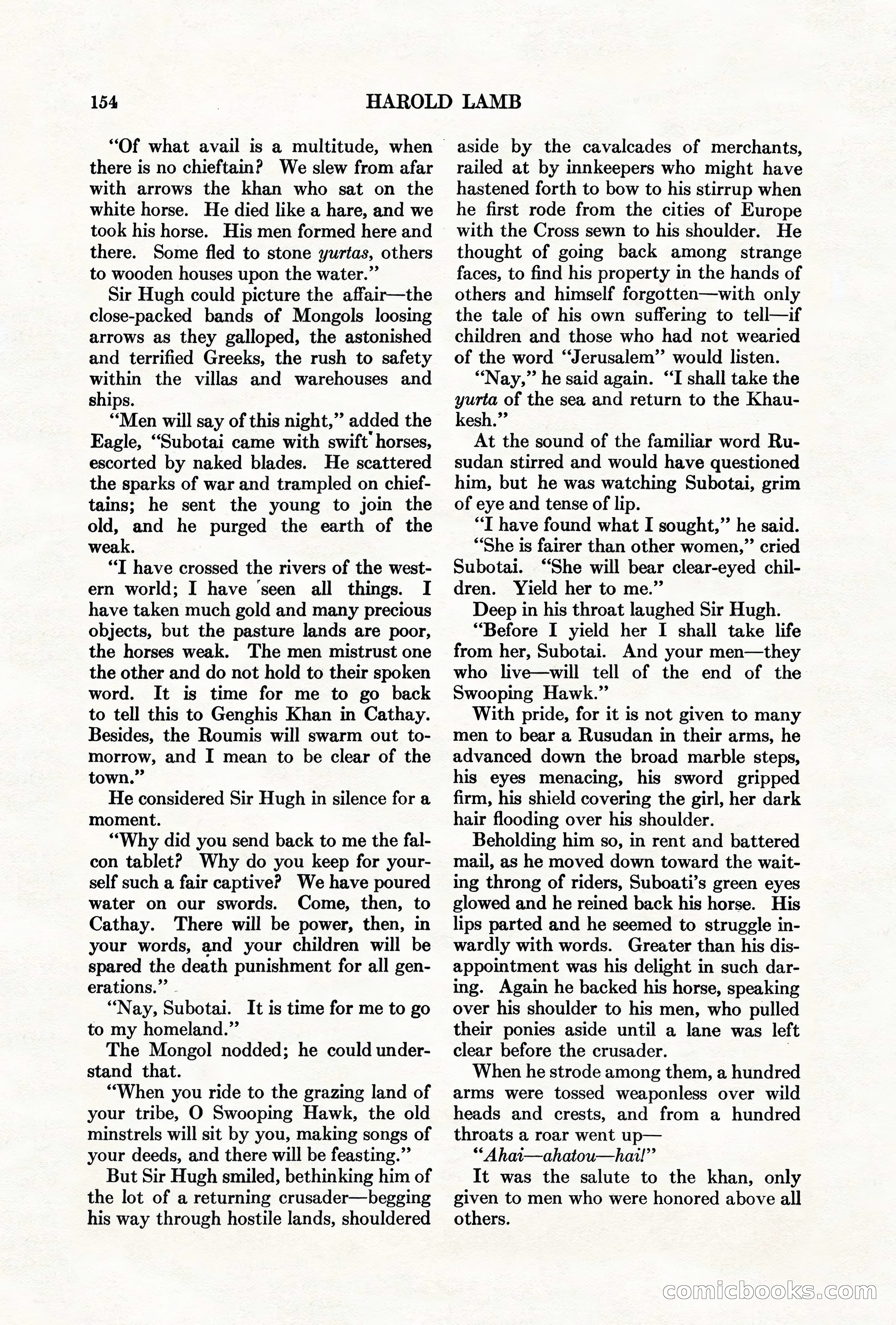 Adventure, May 1, 1927 — page 156 of 204