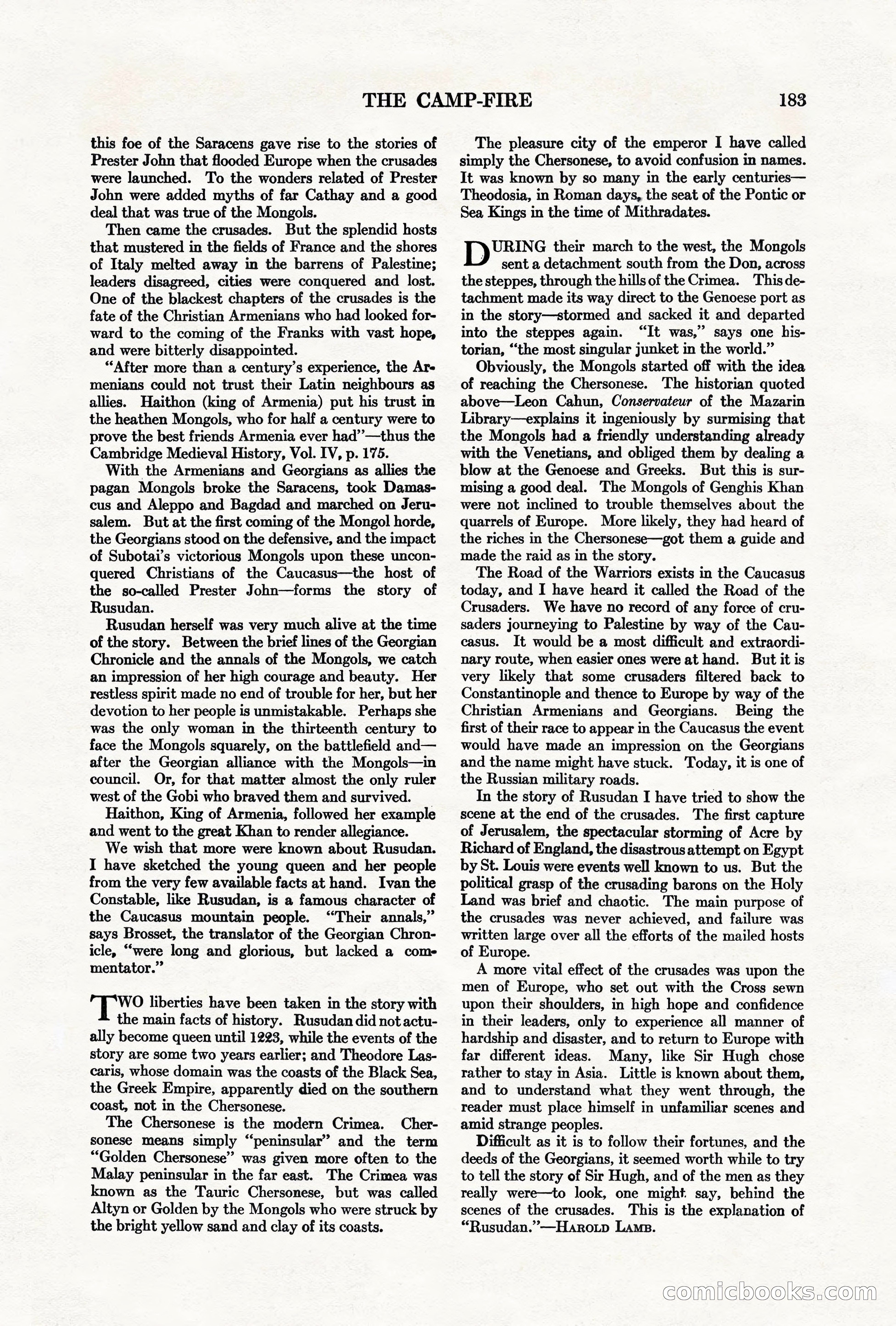 Adventure, May 1, 1927 — page 185 of 204